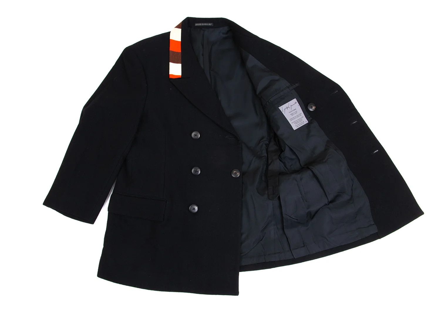 Yohji Yamamoto Yohji Yamamoto Felt Wool Double Jacket Size US S / EU 44-46 / 1 - 14 Thumbnail