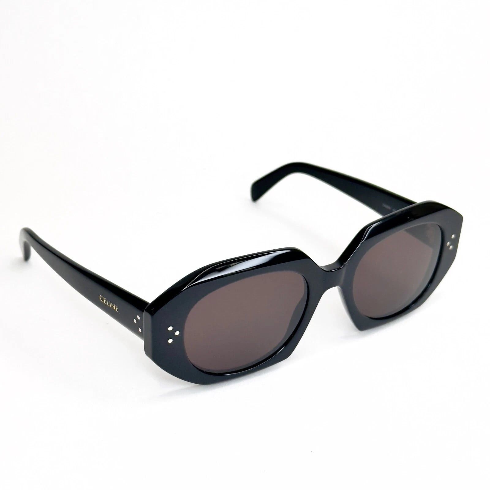Celine CELINE 40319 BOLD 3 Dots Black Purple Angular CL40319I 01Y Size ONE SIZE - 6 Thumbnail