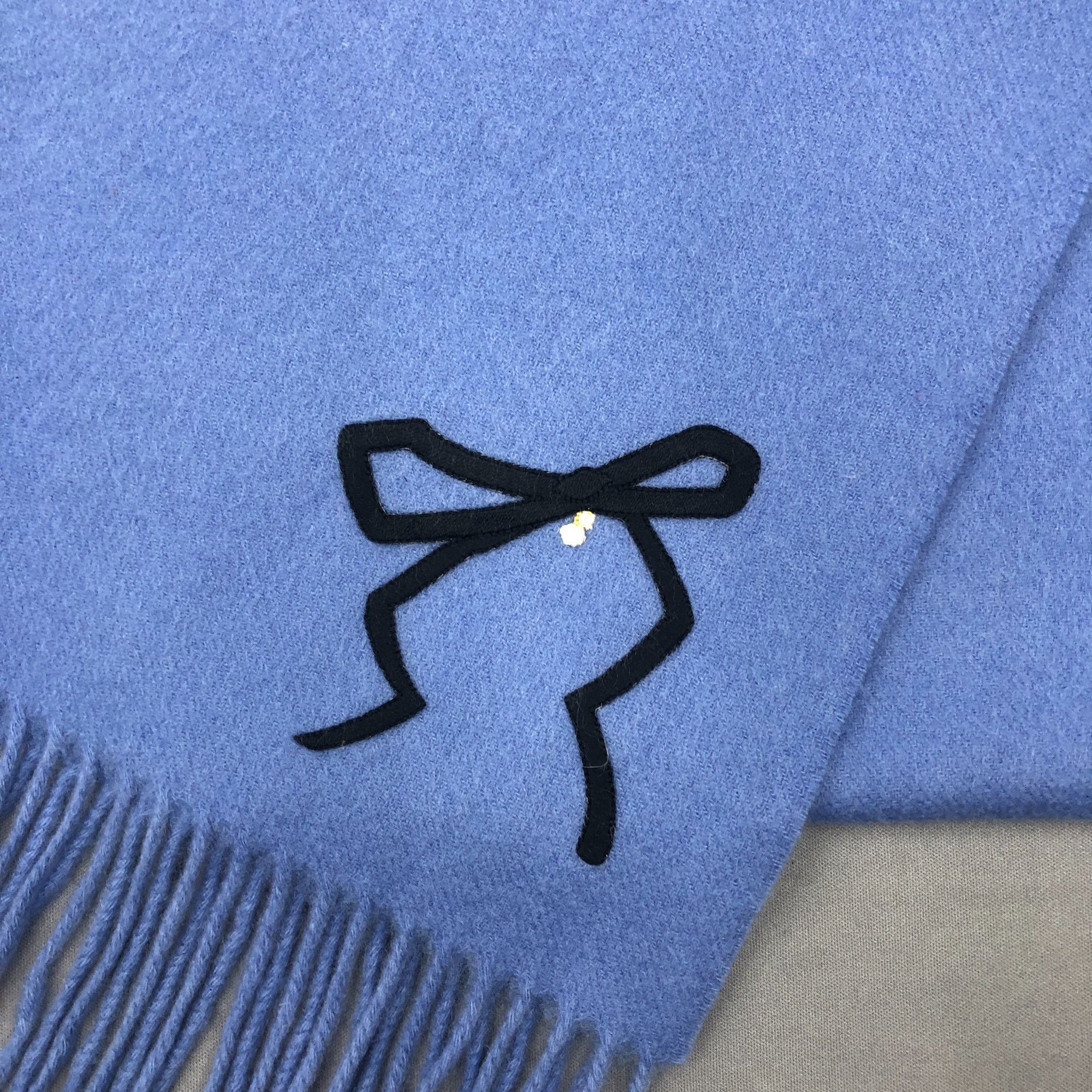 Lanvin Vintage Lanvin Scarf Muffler Cashmere Winter Scarves Size ONE SIZE - 4 Thumbnail