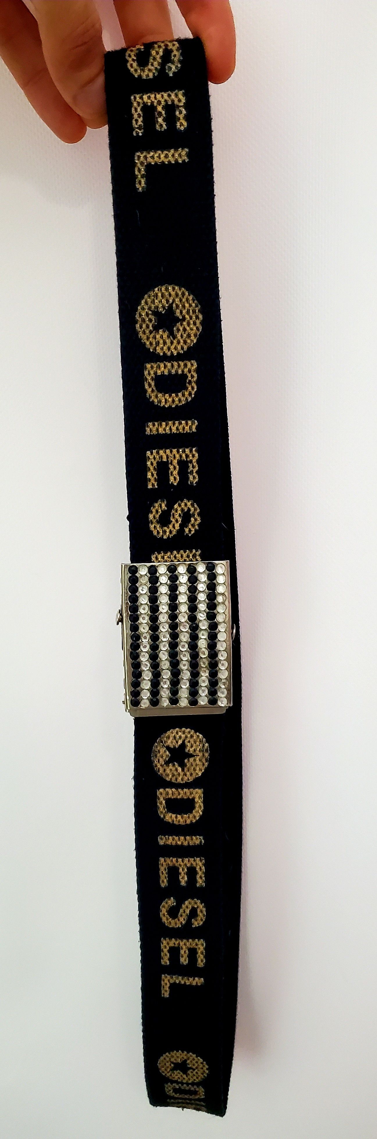 Diesel × Japanese Brand Diesel 90s rare vintage around logo belt length 103 cm Size ONE SIZE - 3 Thumbnail