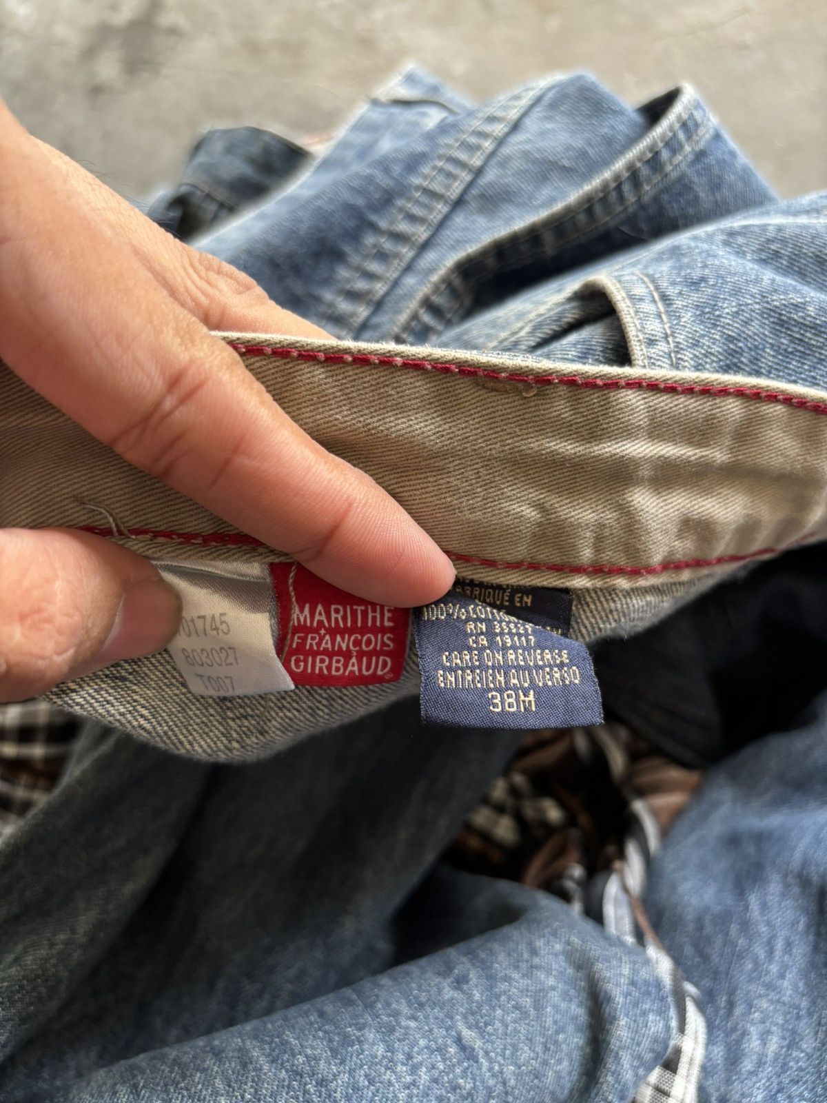 Designer × Marithe + Francois Girbaud vintage MARITHE FRANCOIS GIRBAUD MFG baggy jeans side pocket Size US 39 - 6 Thumbnail