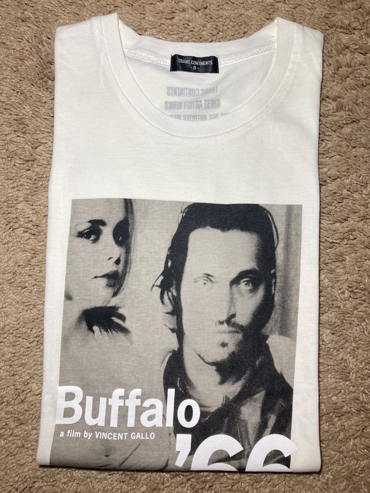 Vintage 1998 Buffalo 66 Vincent Gallo Poster Tee Film Movie 90s Bad Size US S / EU 44-46 / 1 - 1 Thumbnail