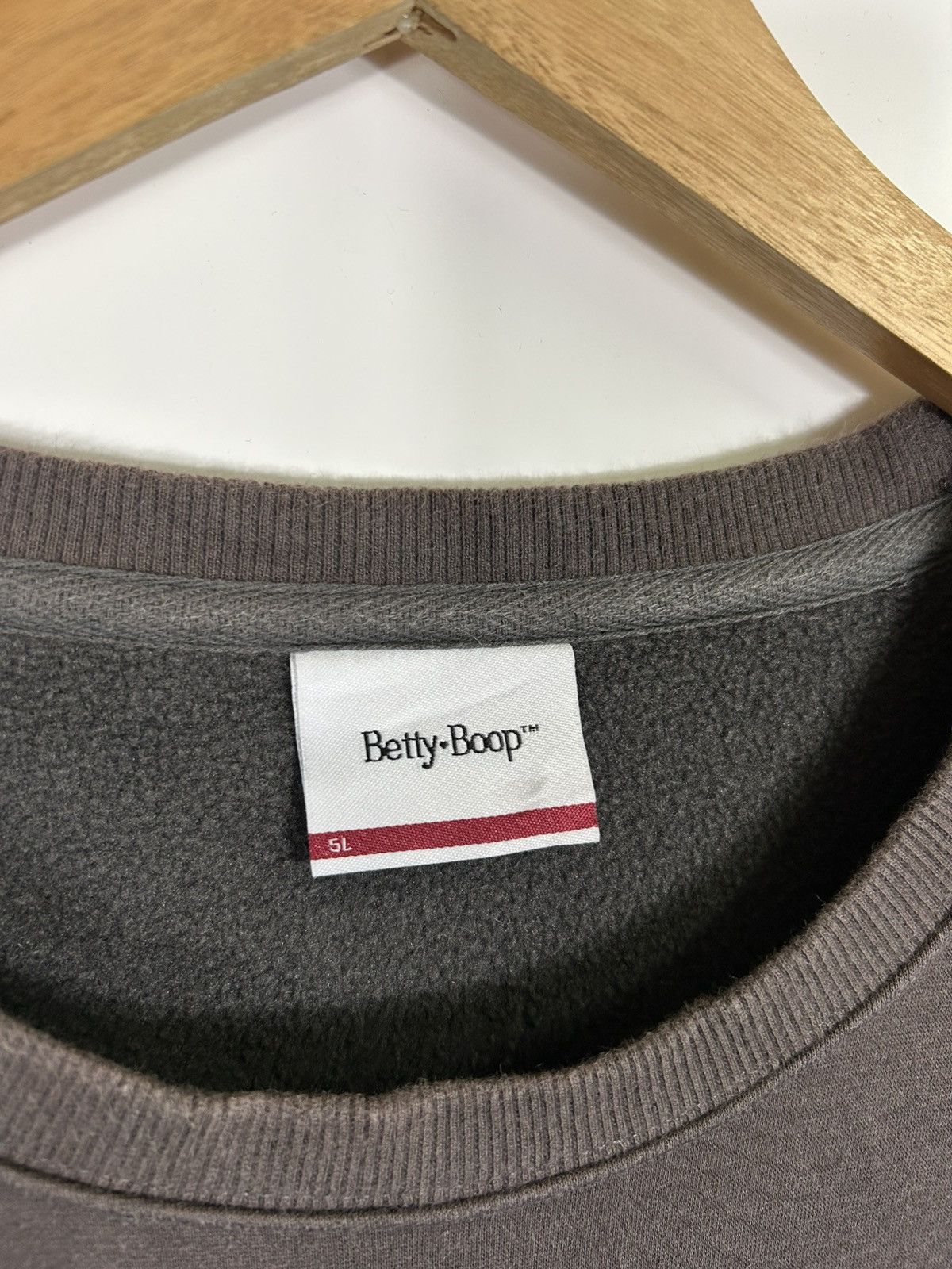 Anime 🔥Betty Boop Dark Grey Sweatshirt - 5L Size US XL / EU 56 / 4 - 9 Thumbnail