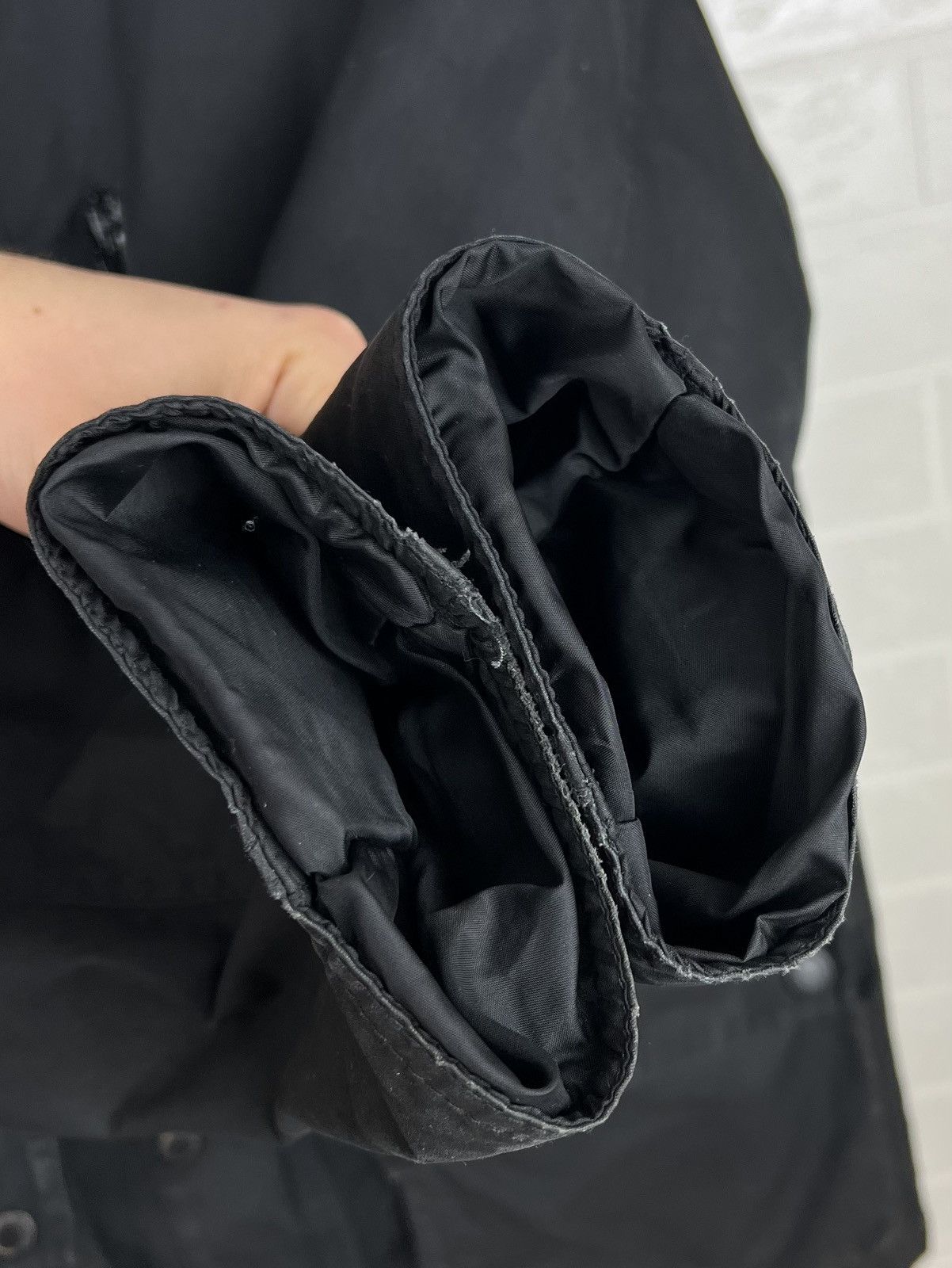Barbour BARBOUR INTERNATIONAL Wax Jacket STRUTS Hand Logo Black Mens Size US XL / EU 56 / 4 - 11 Thumbnail
