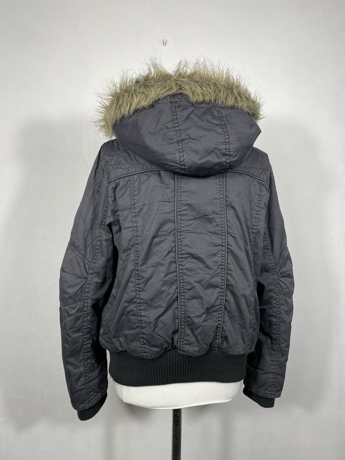 If Six Was Nine × Le Grande Bleu (L.G.B.) VTG If Six Was Nine Style Puffer Bomber Hoodie Retro 00s y2k Size L / US 10 / IT 46 - 5 Thumbnail