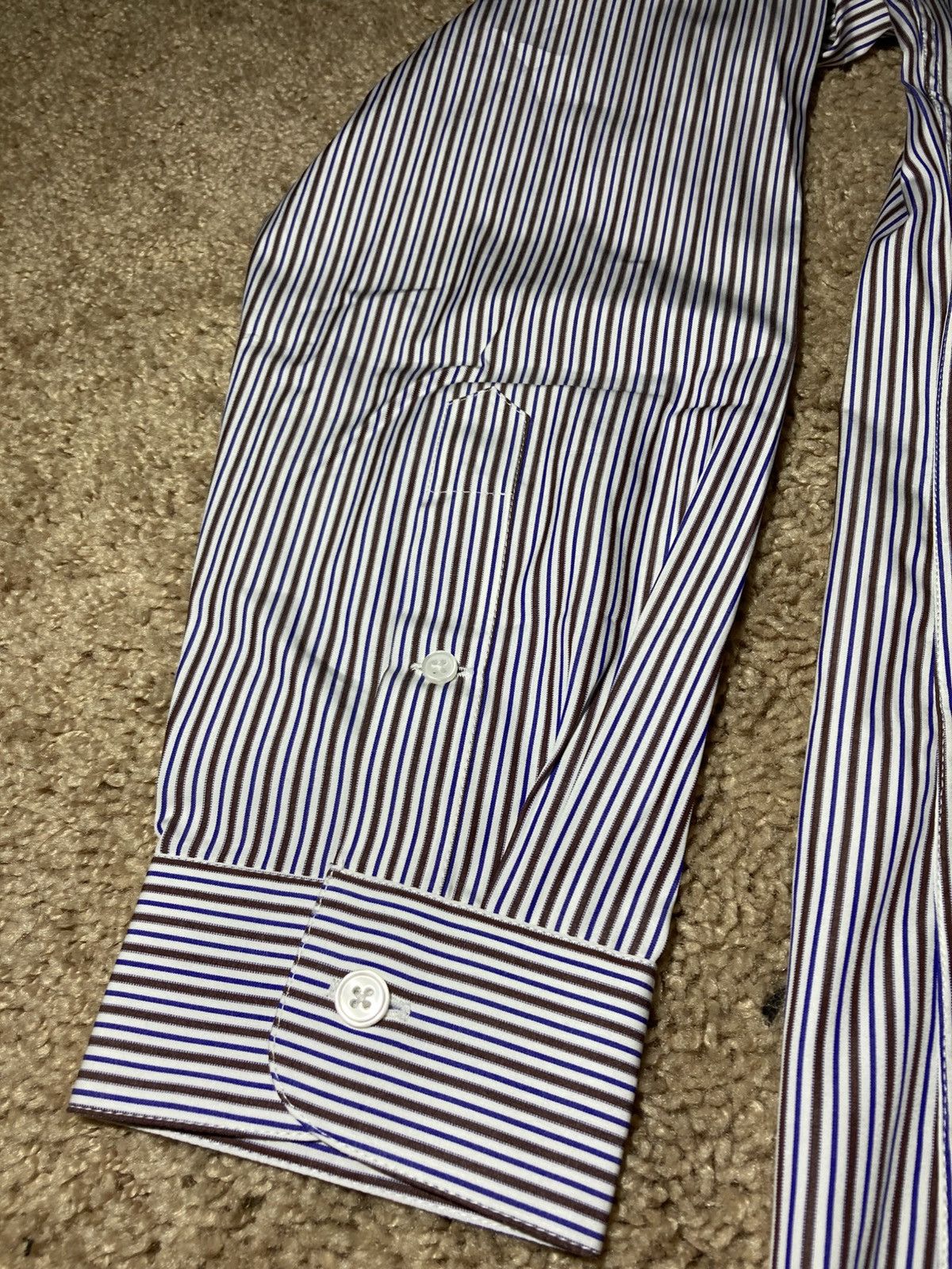 Martine Rose New SS22 Martine Rose Wrap Shirt Striped 2022 Logo Classic Size US S / EU 44-46 / 1 - 7 Thumbnail