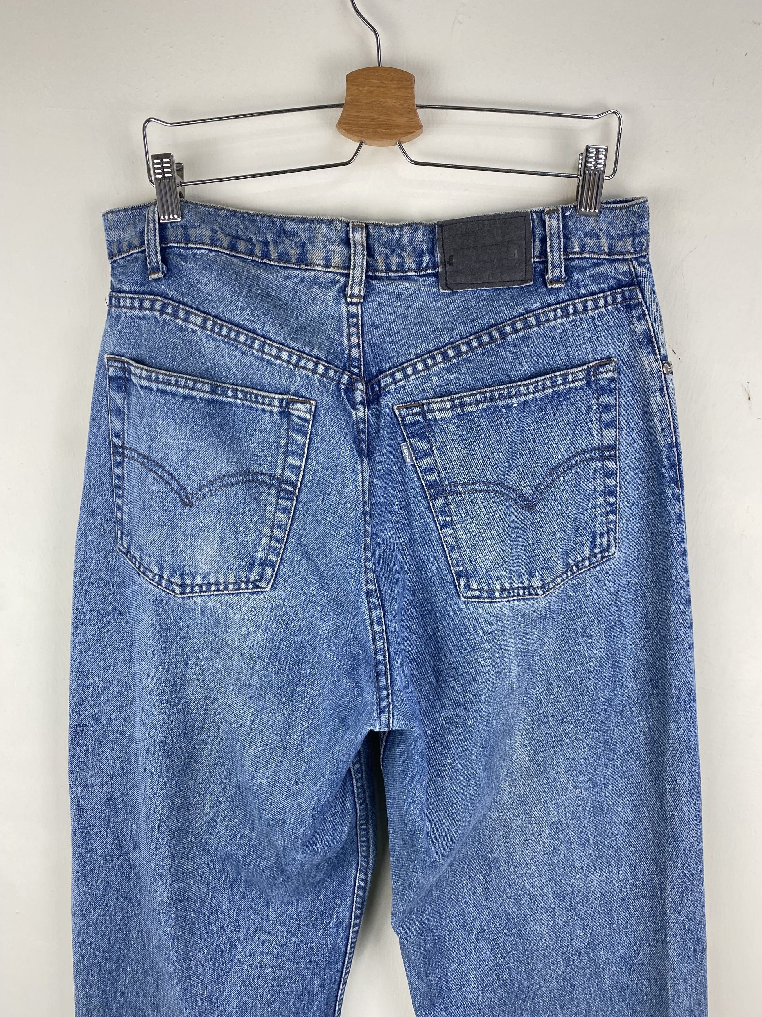 Levi's Vintage Levis Baggy Loose Silvertab faded jean W33X33.5 Size US 33 - 7 Thumbnail