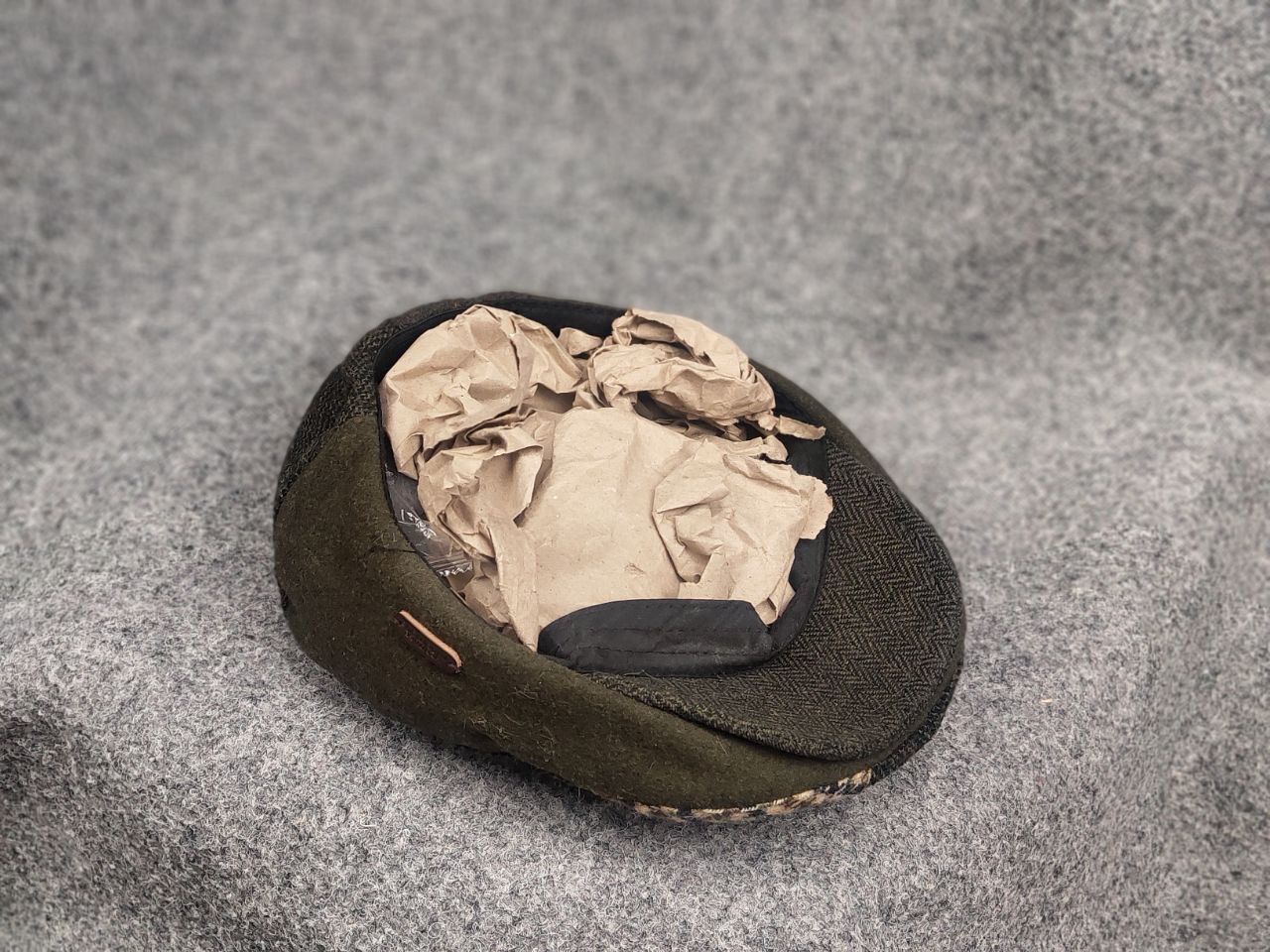 Harris Tweed Vintage 90's Heritage Harris Tweed Patchwork flat cap hat Size ONE SIZE - 7 Thumbnail
