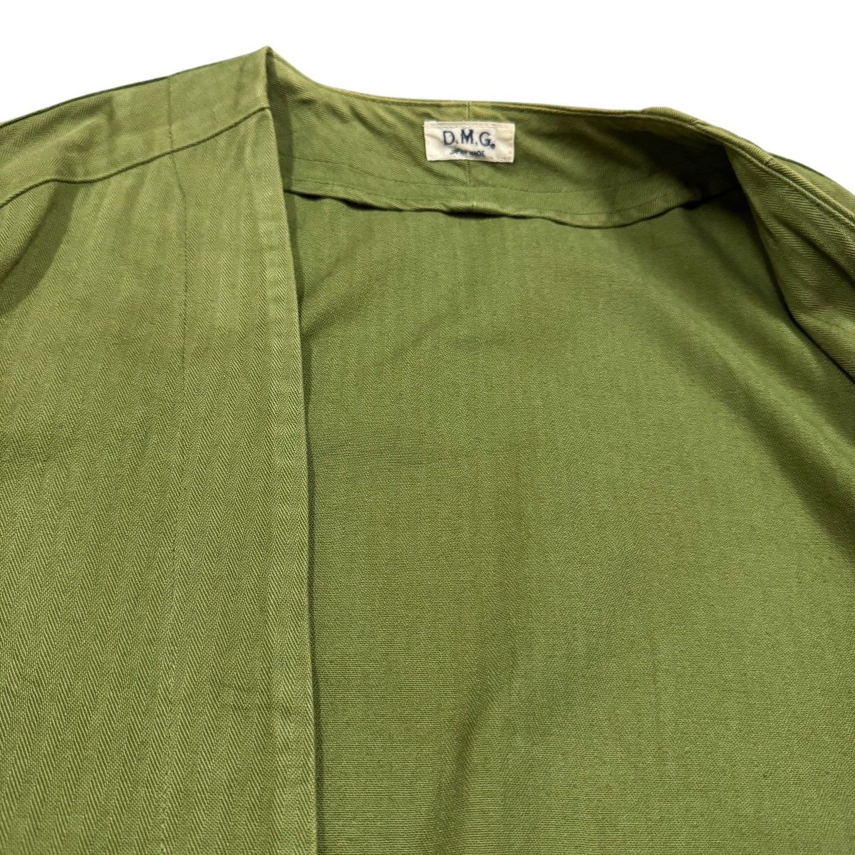 Toyo Enterprises Vtg🔥Domingo Hbt Kimono Cardigan Olive Green Military Style Size US M / EU 48-50 / 2 - 23 Thumbnail