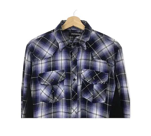 JACKROSE Jack Rose Nice Design Plaid Tartan Flannel Shirt Size US M / EU 48-50 / 2 - 2 Thumbnail