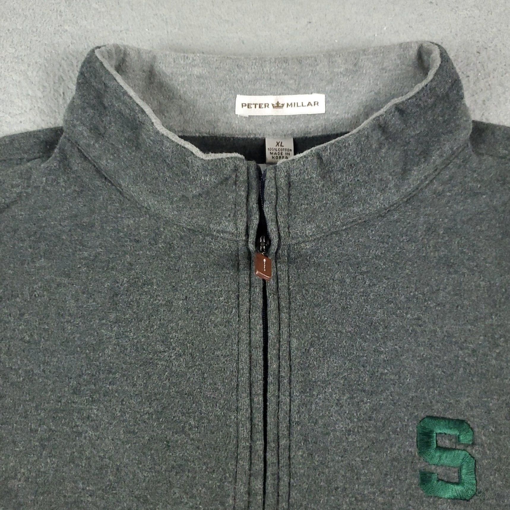 Peter Millar Peter Millar Mens XL Gray Golf 1/4 Zip Pullover Sweater Size US XL / EU 56 / 4 - 2 Thumbnail