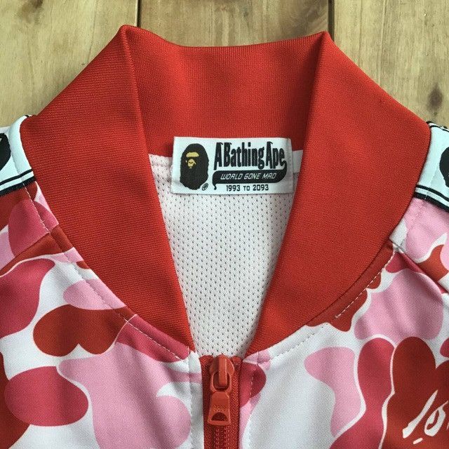 Bape BAPE JERSEY Track Jacket ABC camo Pink a bathing ape Size US M / EU 48-50 / 2 - 3 Thumbnail