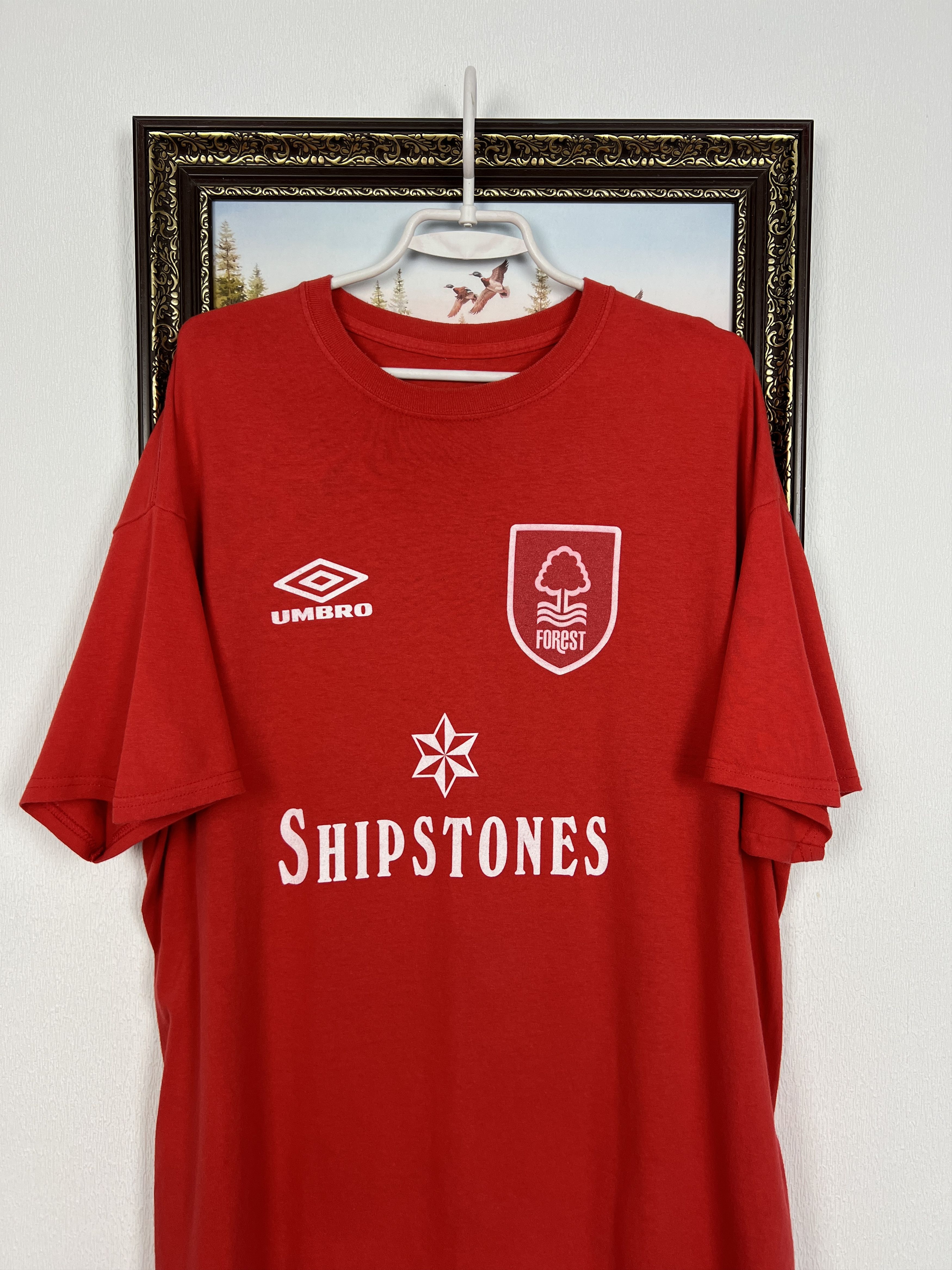 Umbro Vintage Umbro Nottingham Forest Football Train Shirt Tee Size US XL / EU 56 / 4 - 2 Thumbnail