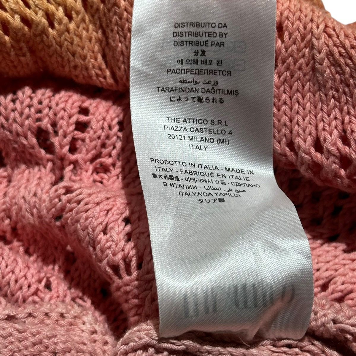 The Attico $750 Ombre knit woven mini dress Size S / US 4 / IT 40 - 6 Thumbnail