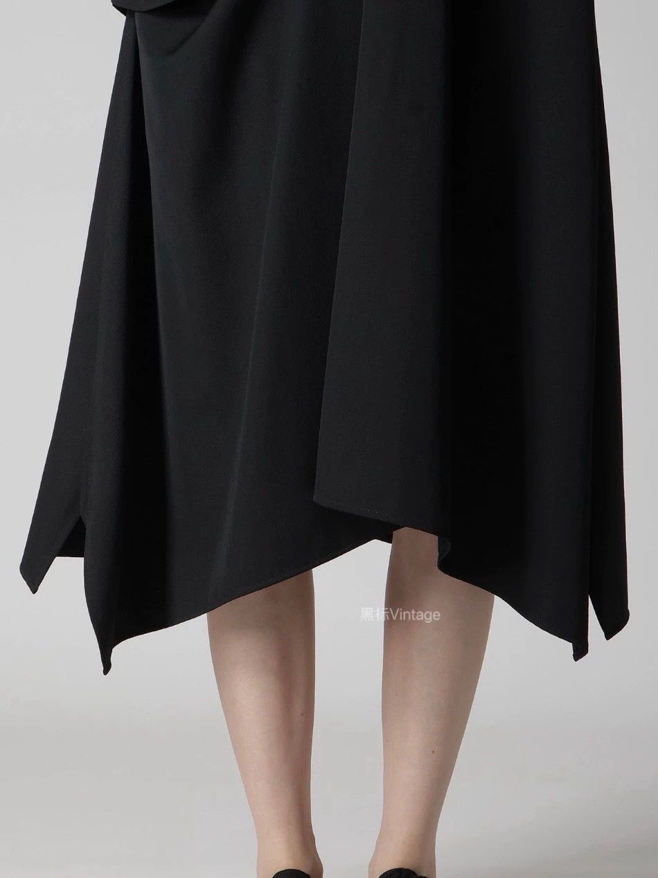 Yohji Yamamoto Yohji Yamamoto 25ss VTG Asymmetric Draped Short Sleeve Dress Size S / US 4 / IT 40 - 5 Thumbnail