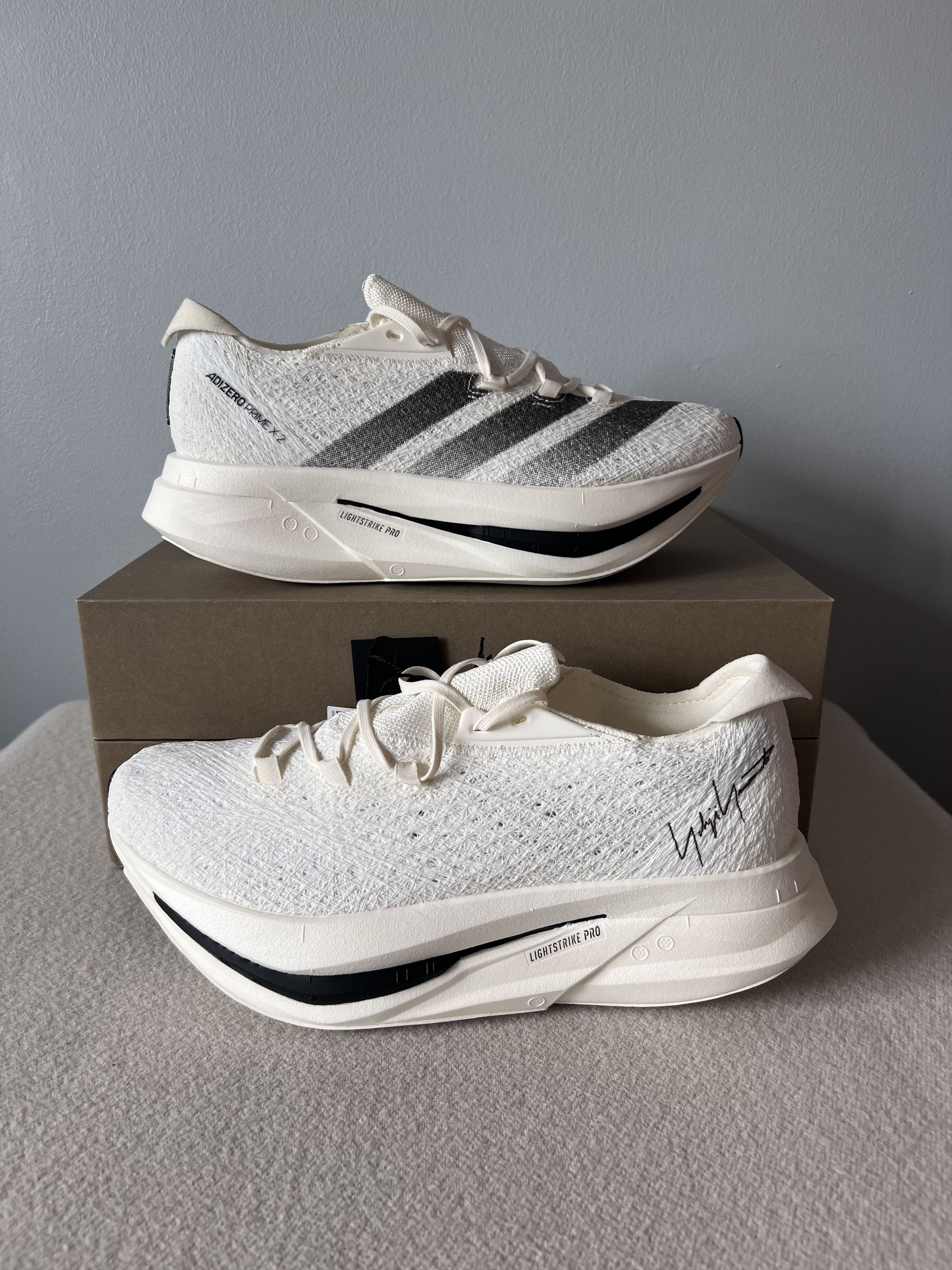Adidas Adidas Y-3 Prime X 2 Strung in White Size US 11.5 / EU 44-45 - 2 Thumbnail