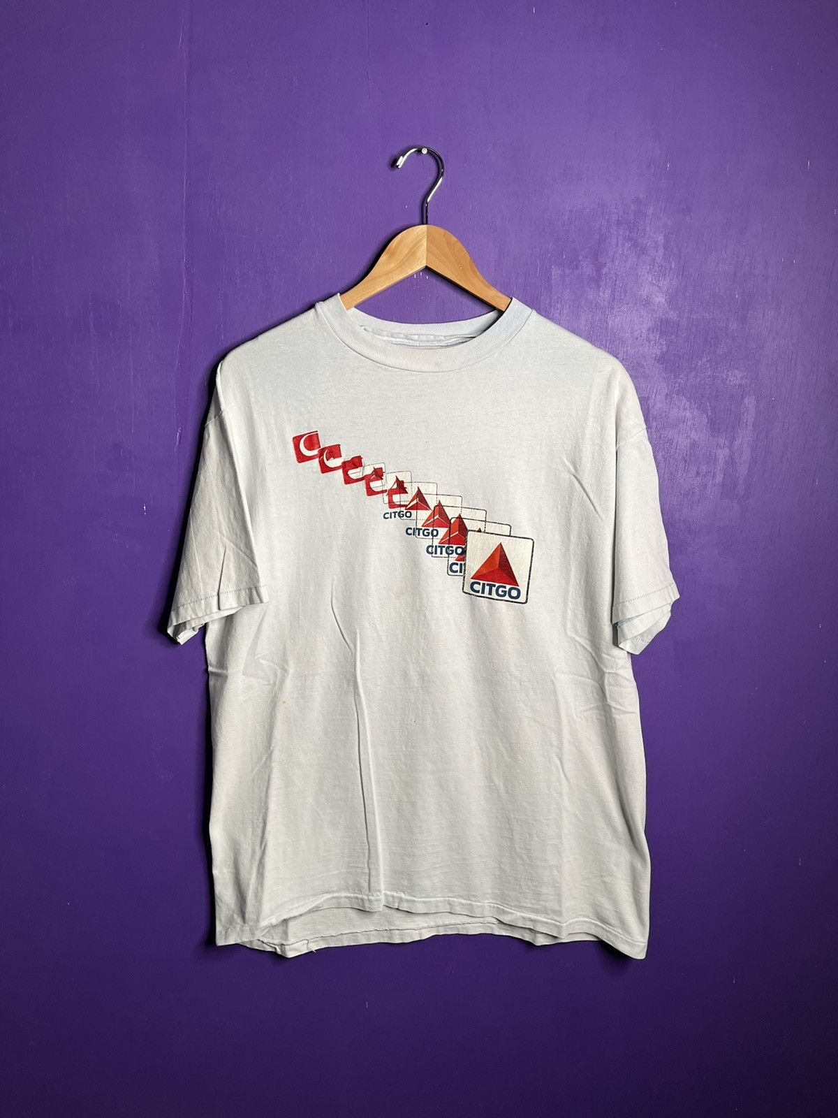 Vintage Vintage 80s/90s Citgo multi logo t-shirt Size US XL / EU 56 / 4 - 1 Thumbnail