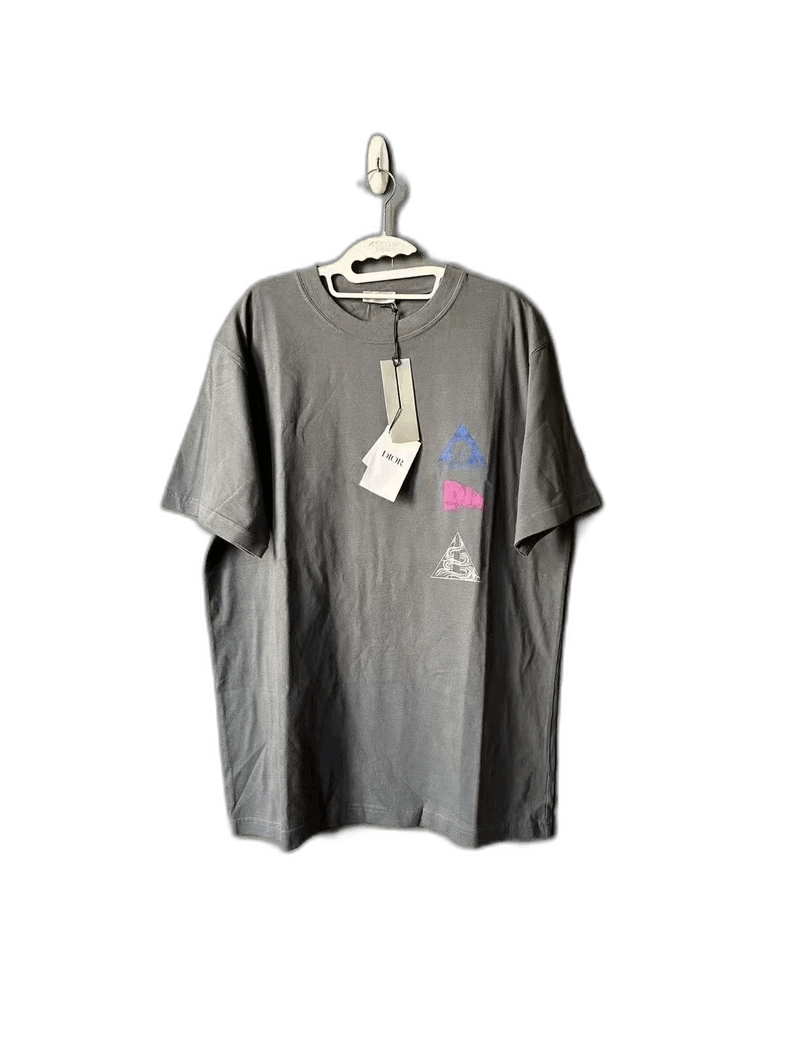 Dior Dior Short Sleeve Gray T-Shirt Size L Size US L / EU 52-54 / 3 - 1 Thumbnail