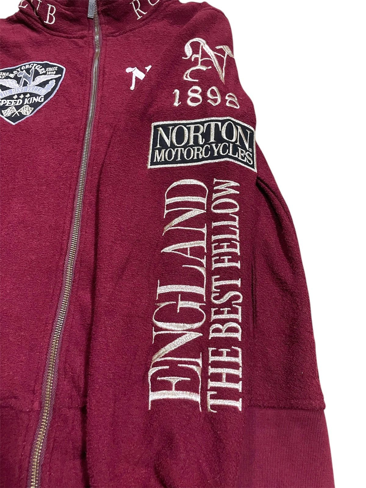 Indian Motorcycle × Norton Norton Motorcycles x Hoodie Embroidery Jacket Size US L / EU 52-54 / 3 - 4 Thumbnail