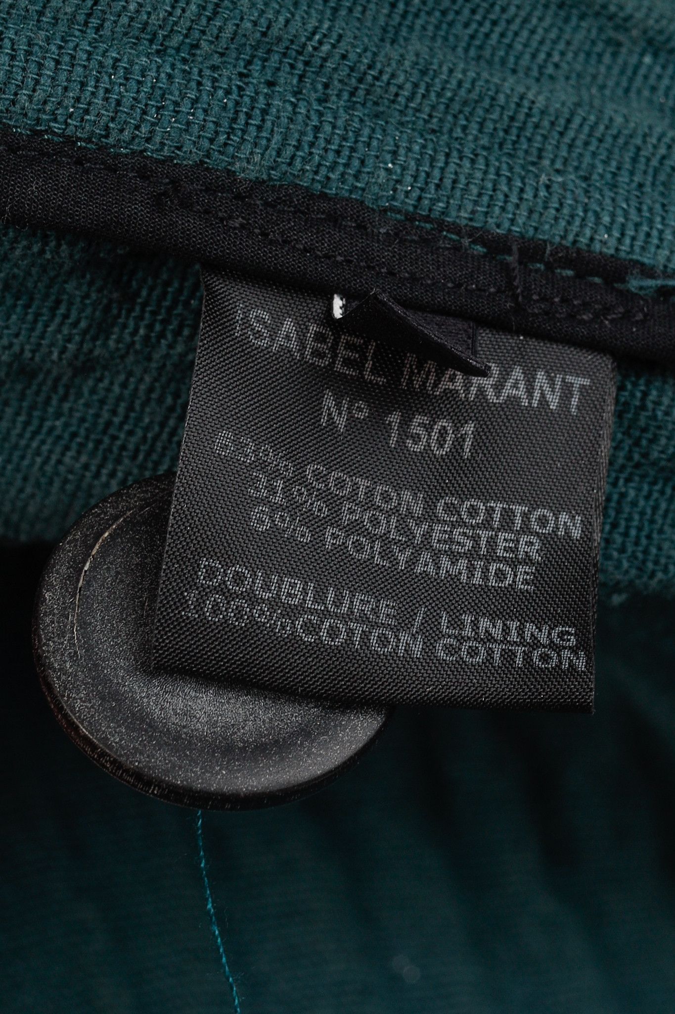 Isabel Marant Isabel Marant Albury Teal Metallic Spotted-Jacquard Jacket Size S / US 4 / IT 40 - 9 Thumbnail