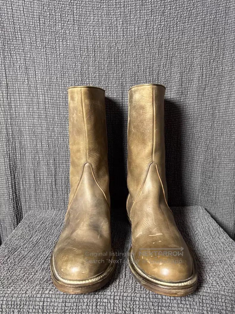 Rick Owens RICK OWENS Handwritten Number High-top Gum Sole Chelsea Mi Size US 11 / EU 44 - 4 Thumbnail