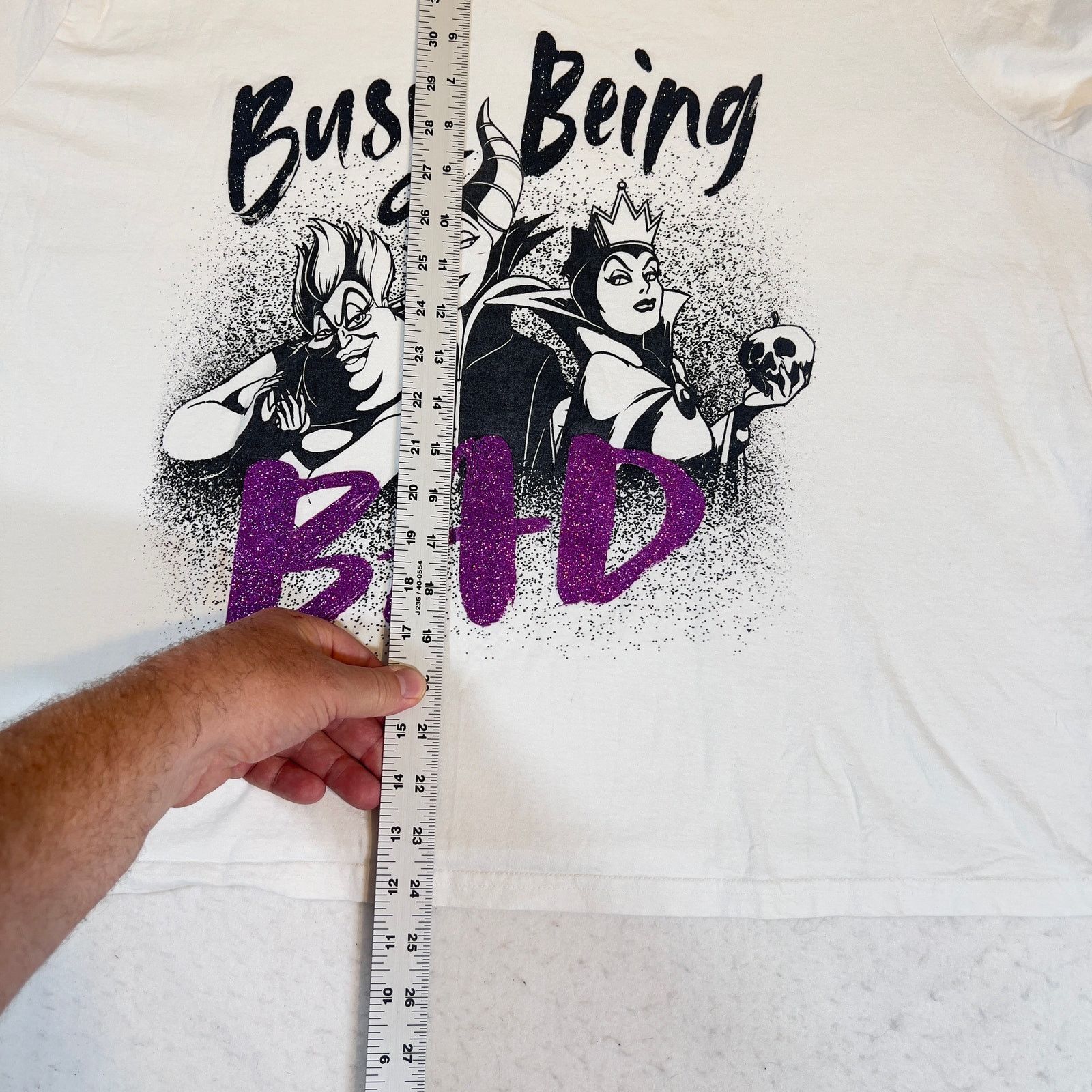 Disney Disney T-Shirt Womans 4XL Purple / Black "Busy Being Bad" Size 4XL / US 24-26 - 6 Thumbnail