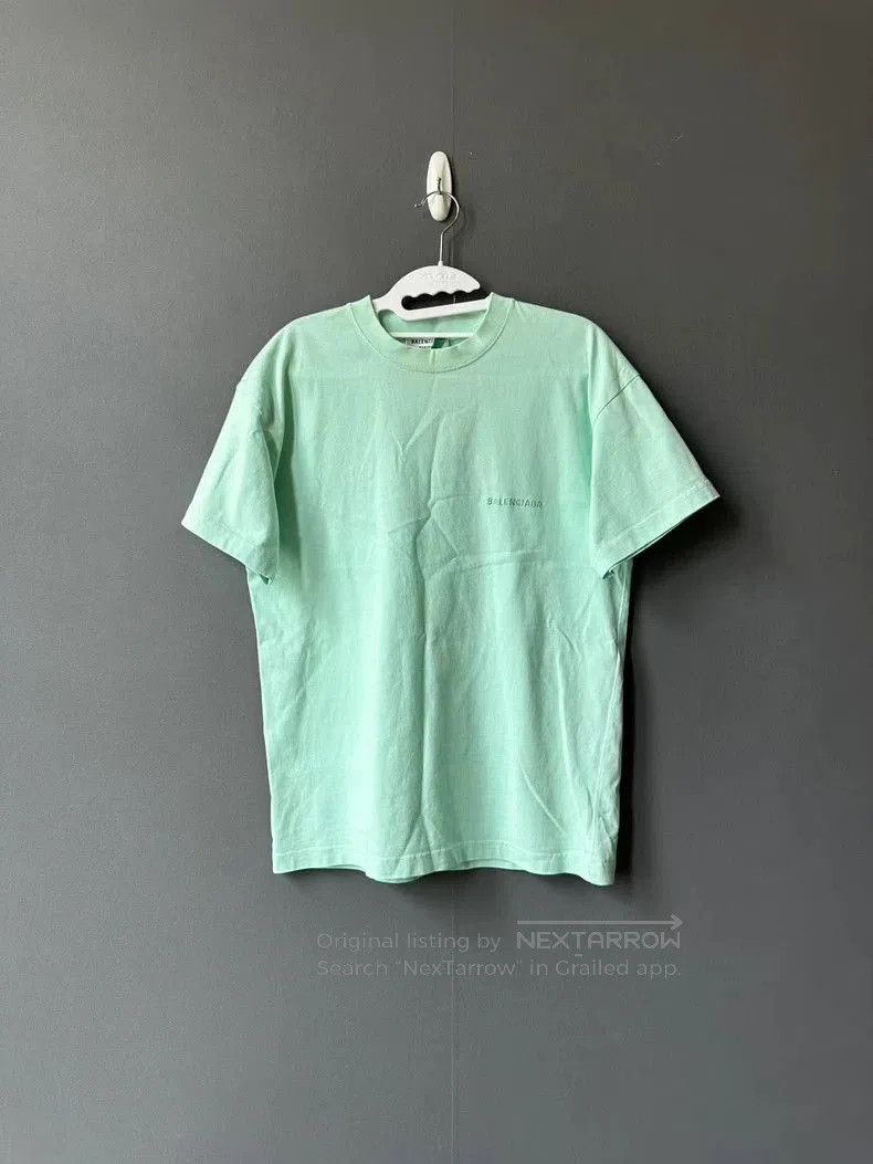 Balenciaga Balenciaga Green Embroidered Short Sleeve. Size US XS / EU 42 / 0 - 1 Thumbnail