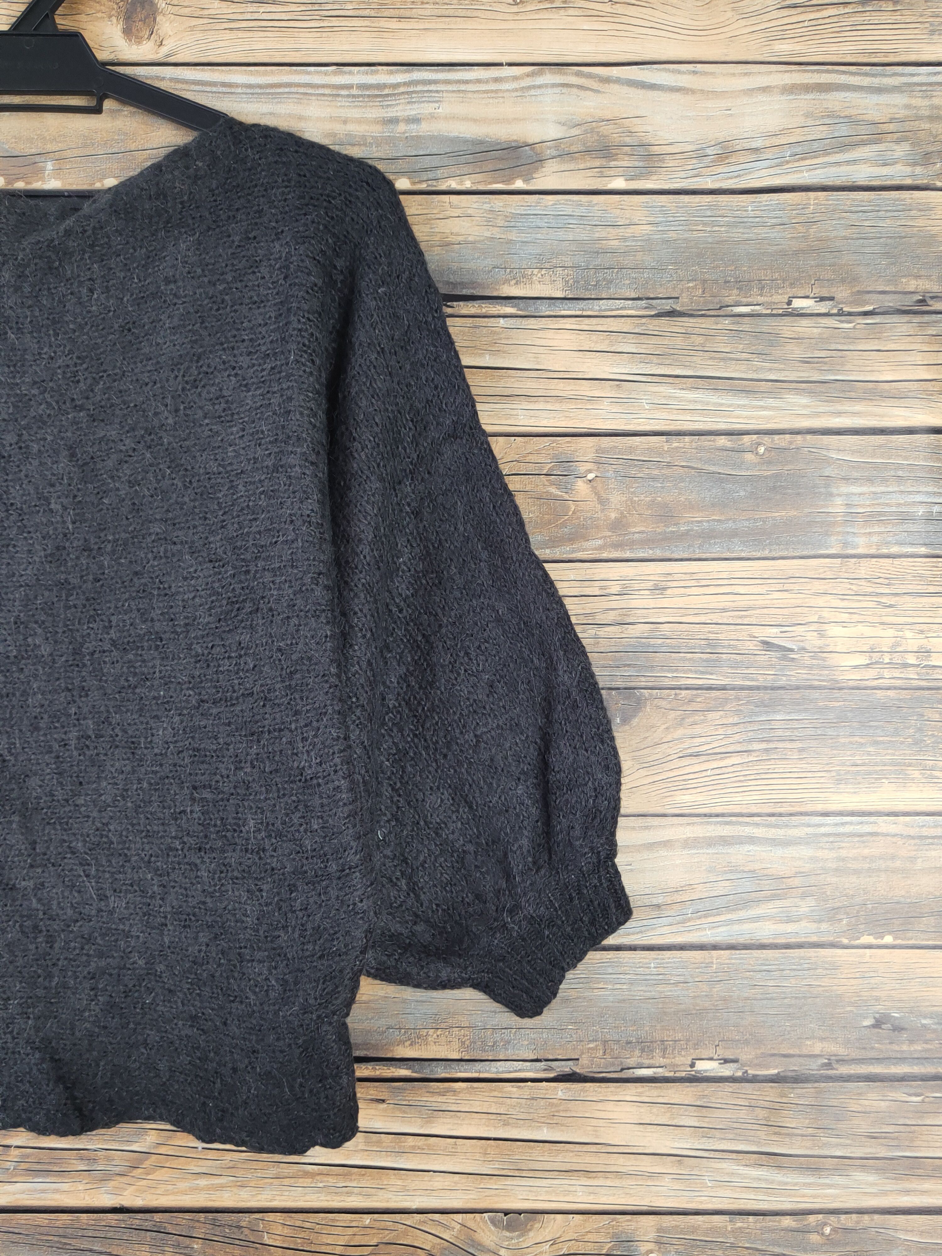 Beams Plus Beams Heart Dark Gray Knitwear Crop Tops #W2136 Size XS / US 0-2 / IT 36-38 - 10 Thumbnail