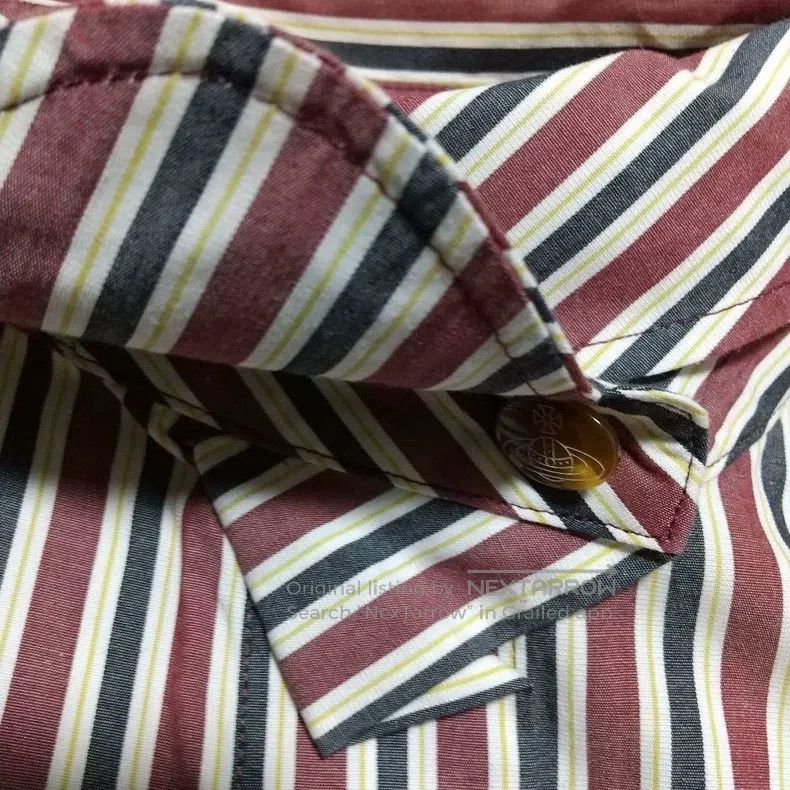 Vivienne Westwood Vivienne Westwood Asymmetrical Striped Shirt Size M / US 6-8 / IT 42-44 - 7 Thumbnail