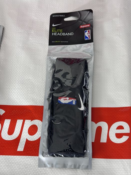 Supreme Supreme Nike NBA Headband Black ss 19 | Grailed