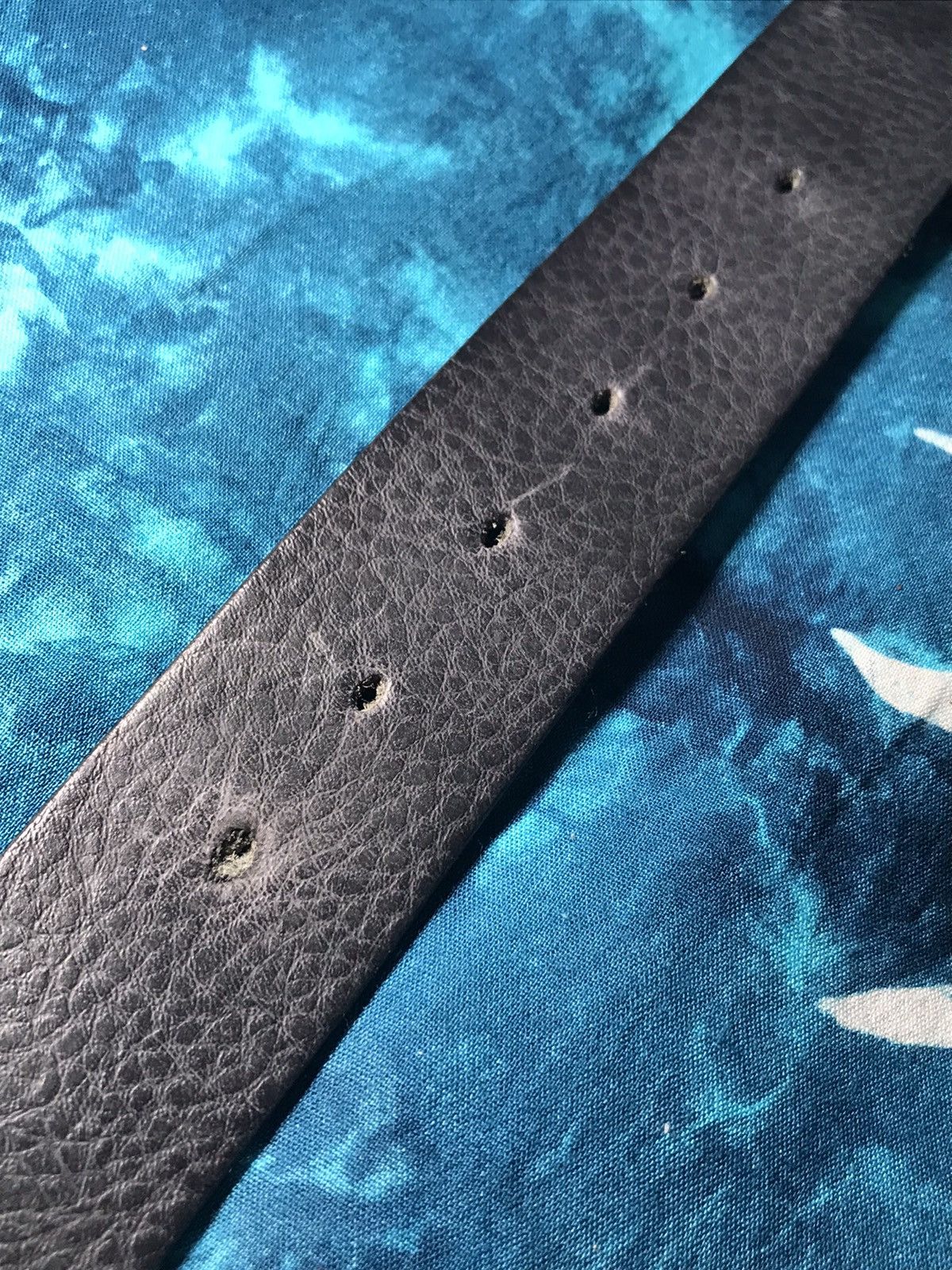 Other Y2K Avant Garde Flowers Leather Belt Oasis Size 26 - 5 Thumbnail