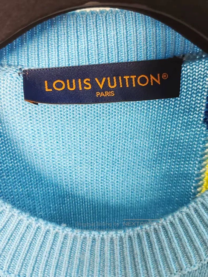 Louis Vuitton Louis Vuitton Checkerboard wool sweatshirt Size US S / EU 44-46 / 1 - 3 Thumbnail