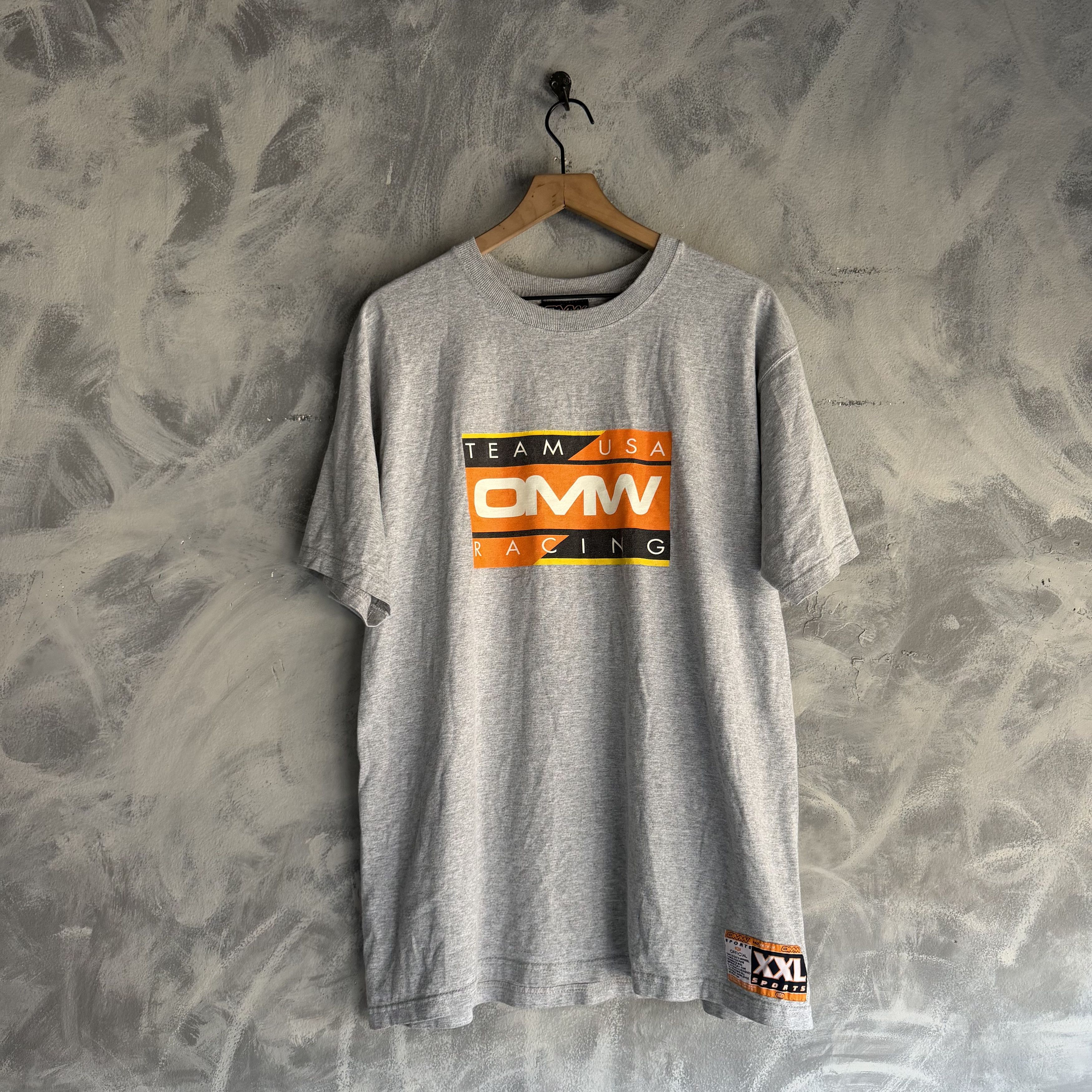 Other Vintage OMW Racing T Shirt Mens 2XL Gray Team USA Sports 90s Size US XXL / EU 58 / 5 - 1 Thumbnail