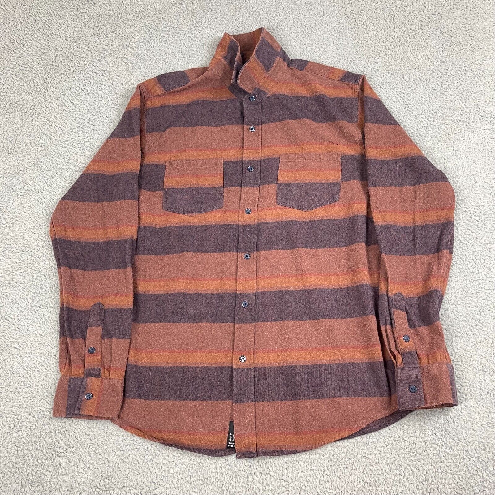 Rsq RSQ Adult L Front Pockets Multi Striped Button Down Casual Size US L / EU 52-54 / 3 - 1 Thumbnail