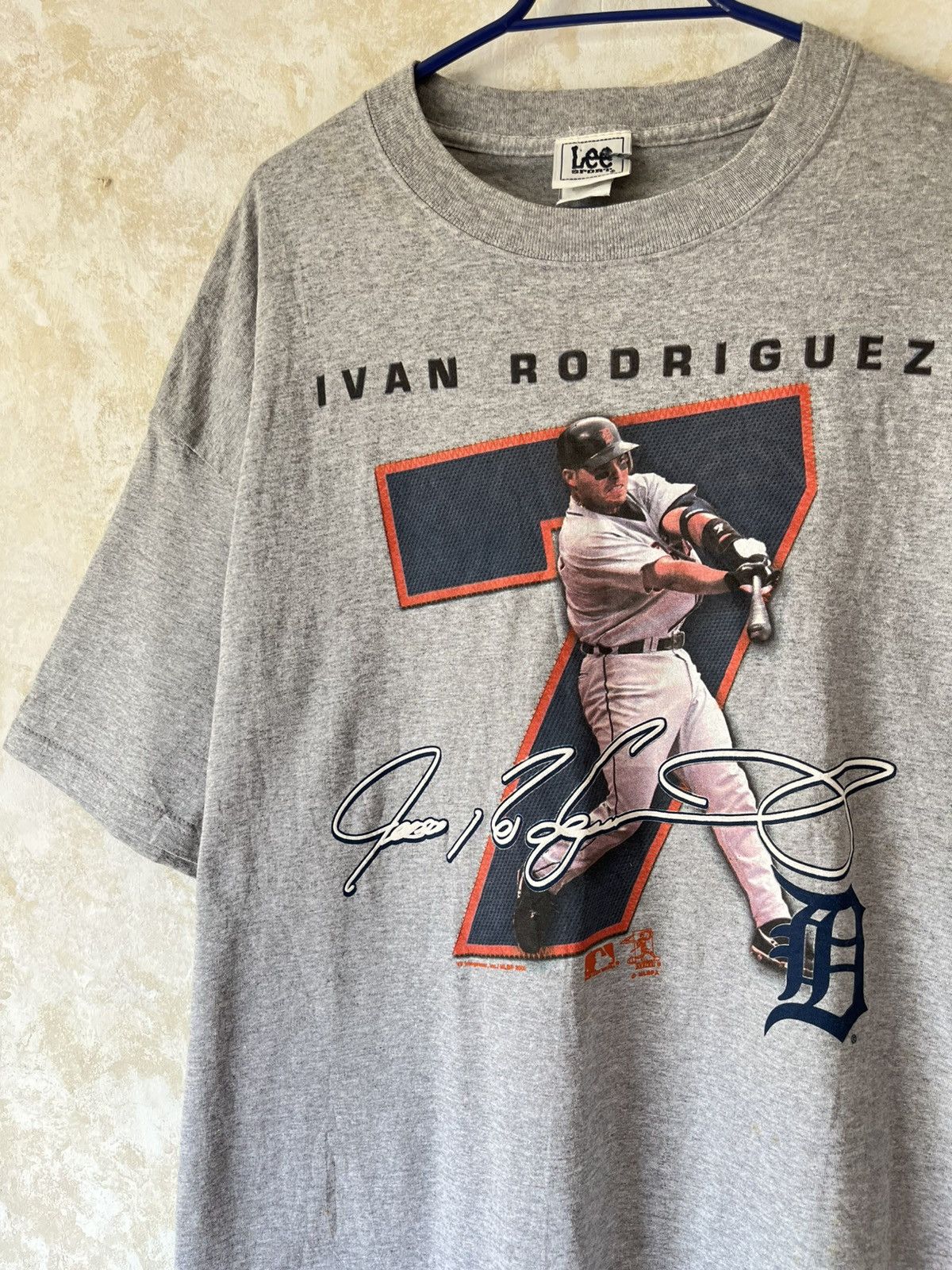 Lee 2006 Detroit Tigers Ivan Rodriguez Vintage MLB Player Size US XXL / EU 58 / 5 - 2 Thumbnail