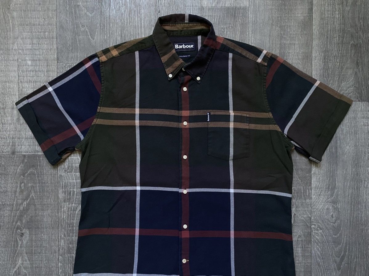 Barbour Barbour Dunoon AW19 Tartan Plaid Checkered ShortSleeve Shirt Size US M / EU 48-50 / 2 - 7 Thumbnail