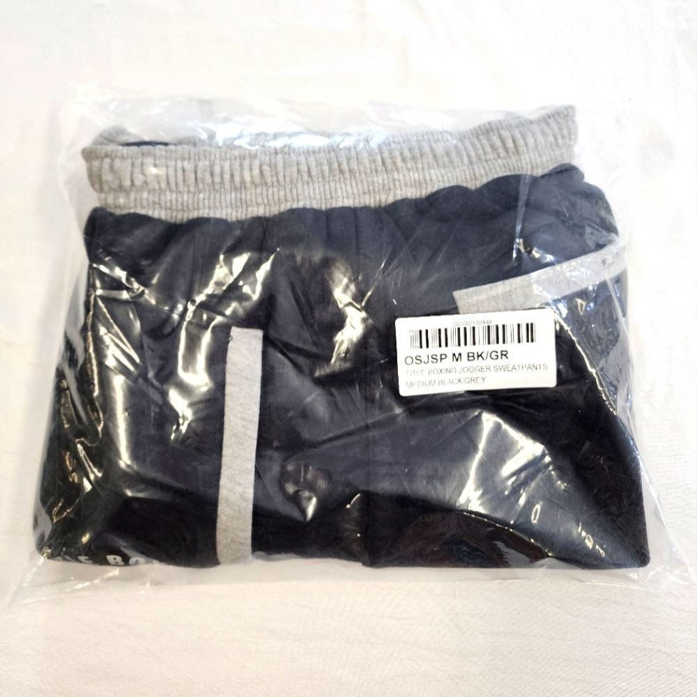Other Title Boxing Black Grey Training Joggers Warm Pockets Size US 30 / EU 46 - 2 Thumbnail