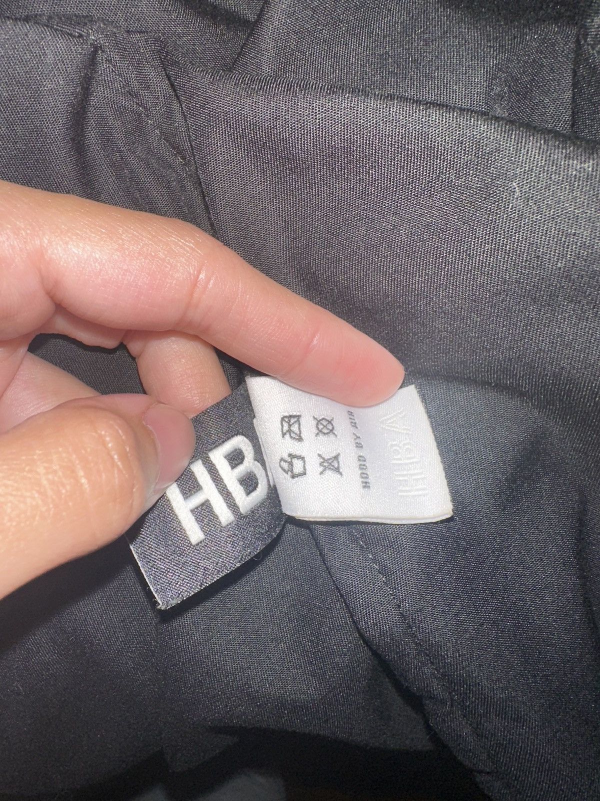 Hood By Air *SAMPLE* HOOD BY AIR - BONDAGE LONG SLEEVE BUTTON UP SHIRT Size US L / EU 52-54 / 3 - 6 Thumbnail