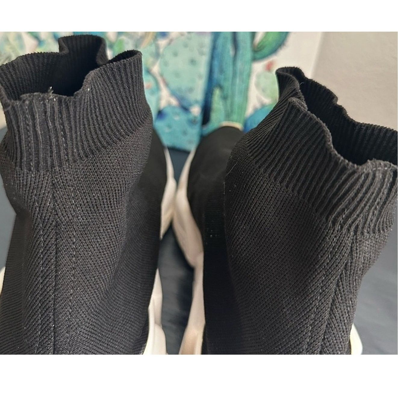 Balenciaga Speed Trainers EU 47 US 14 Mid-top Black sock White rubber Size US 14 / EU 47 - 6 Thumbnail