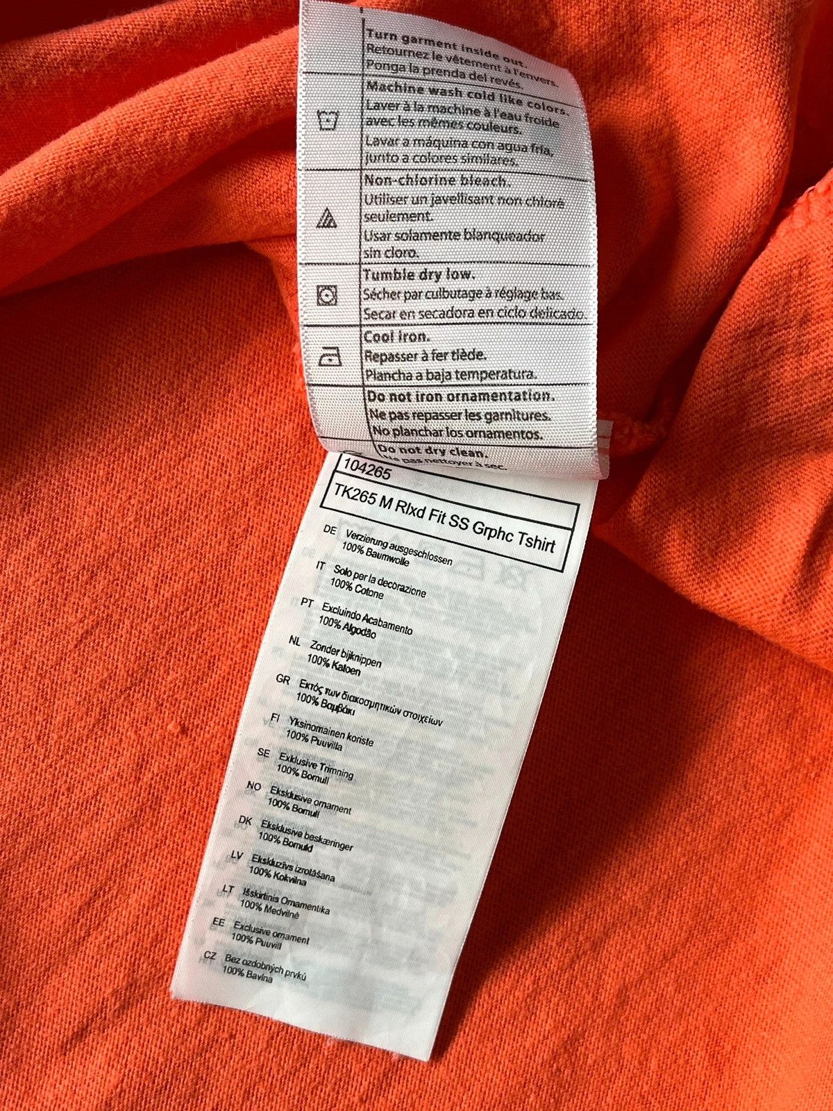 Carhartt Carhartt Sz XL 2020 Spring Fishing Print Orange T-Shirt Rare Size US XL / EU 56 / 4 - 5 Thumbnail