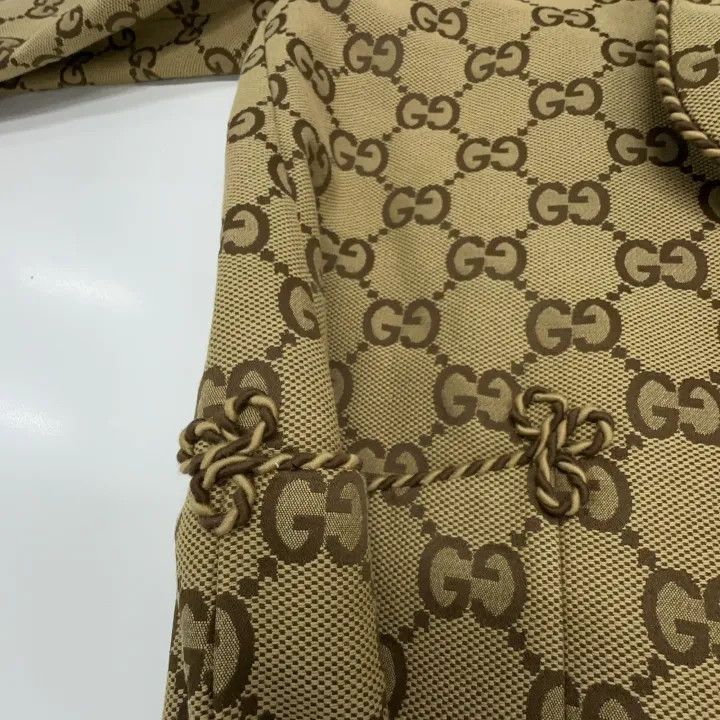 Gucci Gucci Gucci Brown GG Canvas Oversized Jacket -2506 Size US XXL / EU 58 / 5 - 6 Thumbnail