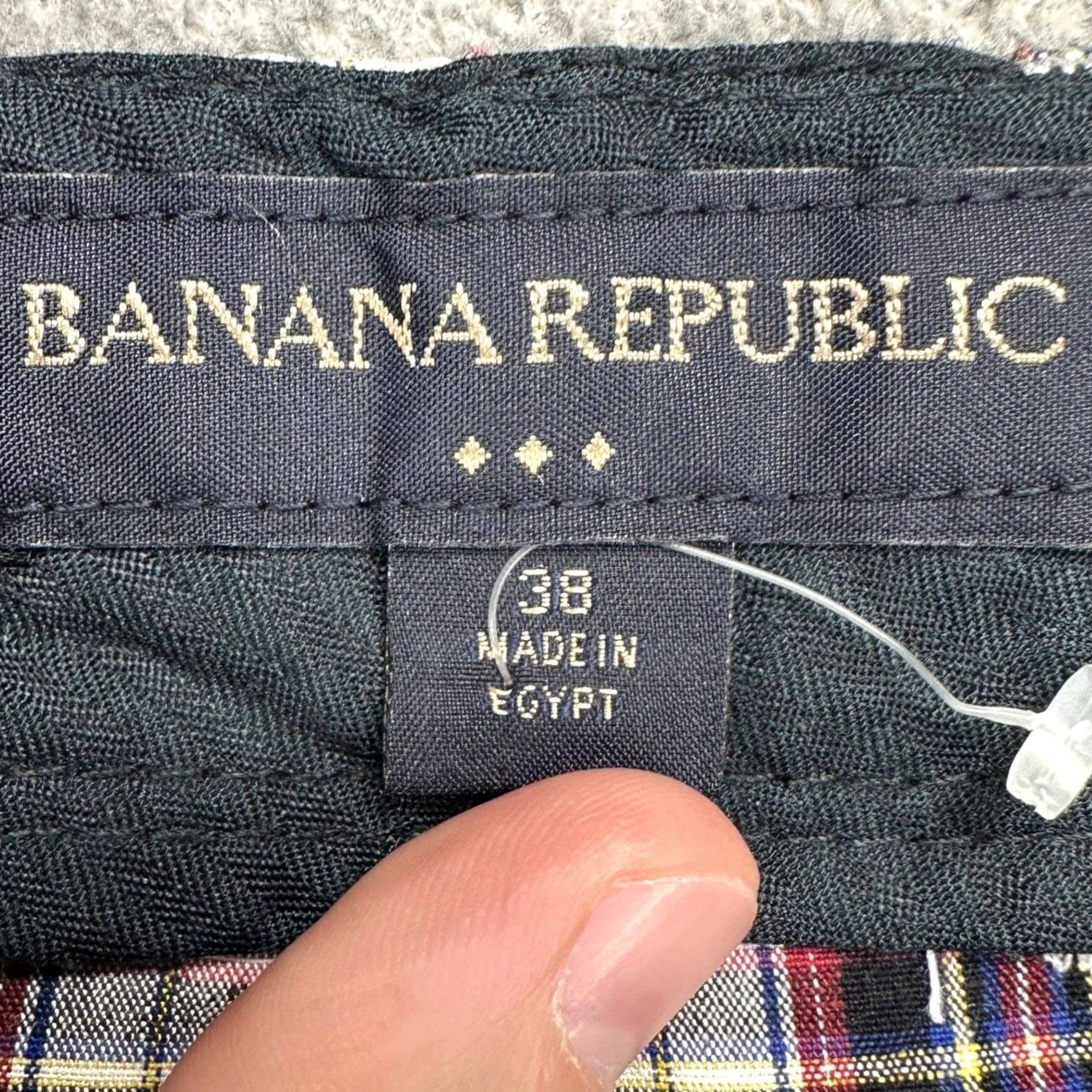 Banana Republic Banana Republic Mens Khakis Shorts 38 Multi Plaid Flat Front Flap Pockets NEW Size US 38 / EU 54 - 3 Thumbnail