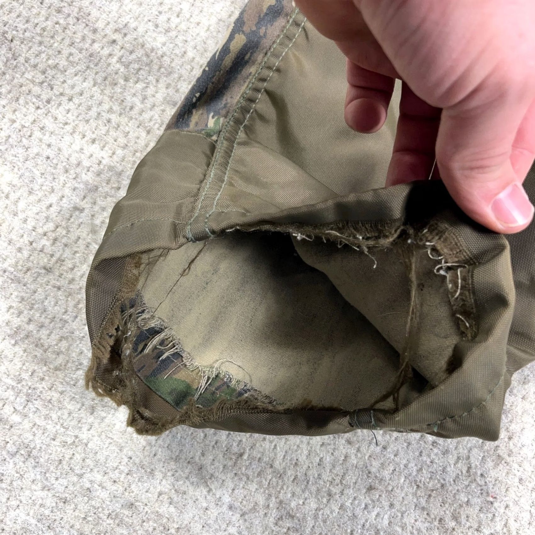SafTbak VINTAGE SafTbak Camo Pants Men 34x30 Canvas Brown 5-Pocket Cargo 80s 90s Hunting Mens Size US 34 / EU 50 - 5 Thumbnail