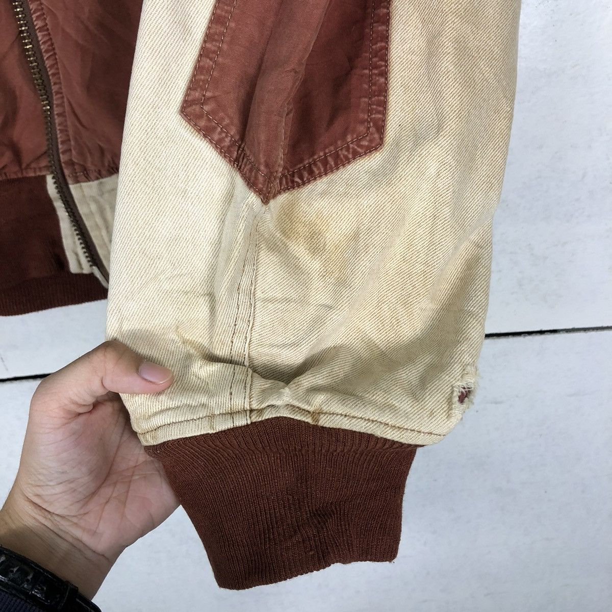 Japanese Brand 🔥VINTAGE BOMBER JACKET KARL HELMUT FULL PATCHES PARACHUTE Size US M / EU 48-50 / 2 - 17 Thumbnail