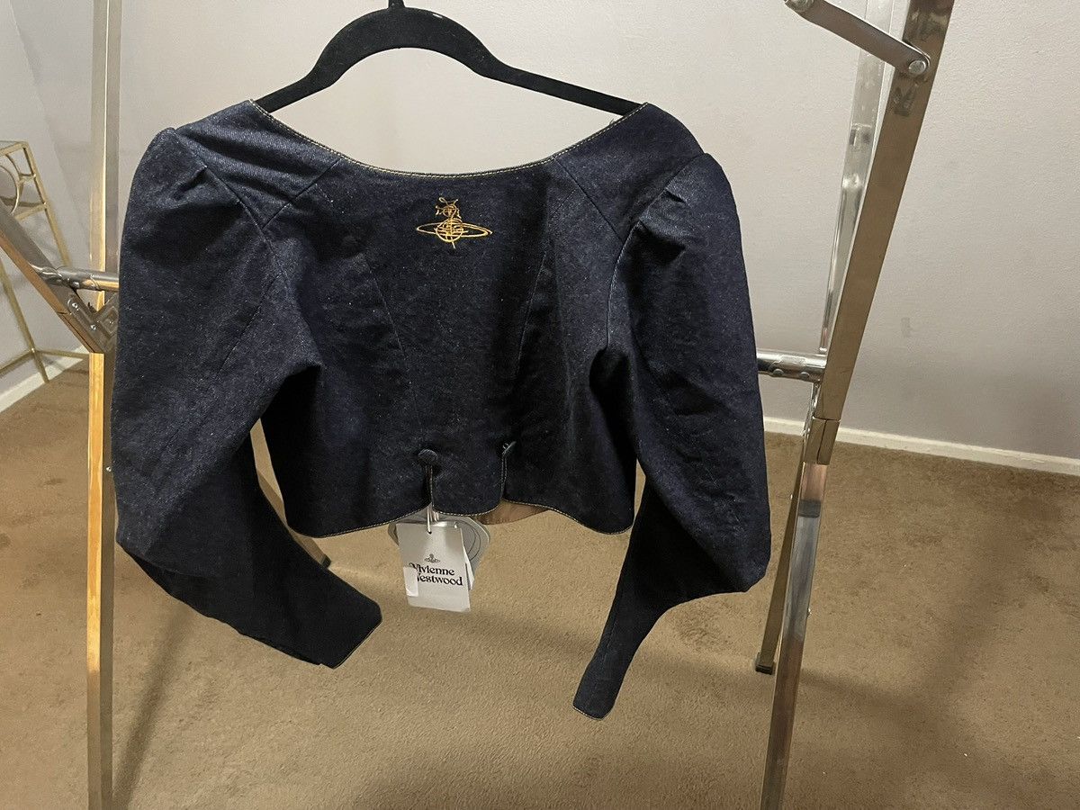 Vivienne Westwood Navy Spencer Jacket (bustier/corset) Size M / US 6-8 / IT 42-44 - 23 Thumbnail
