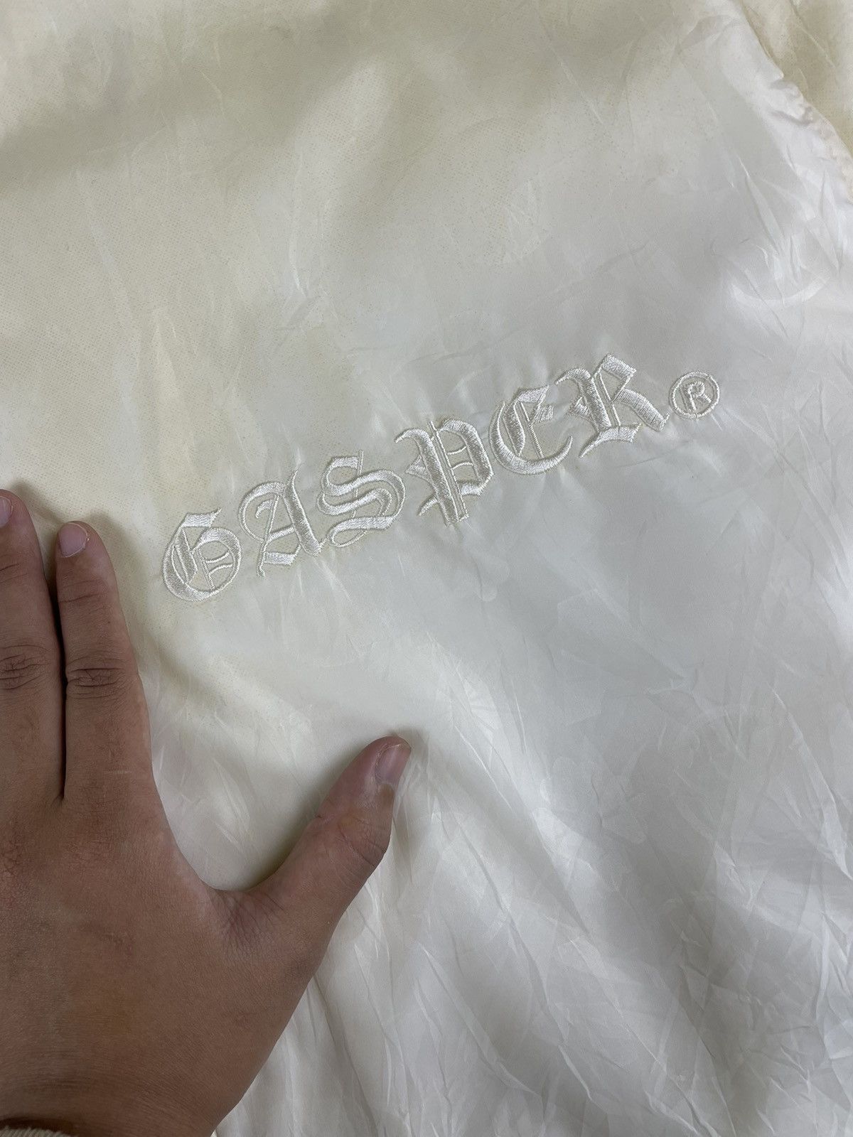 Japanese Brand × Vintage Vtg Gasper Cross Logo Like Chrome Hearts Embroidery Jacket Size US M / EU 48-50 / 2 - 6 Thumbnail