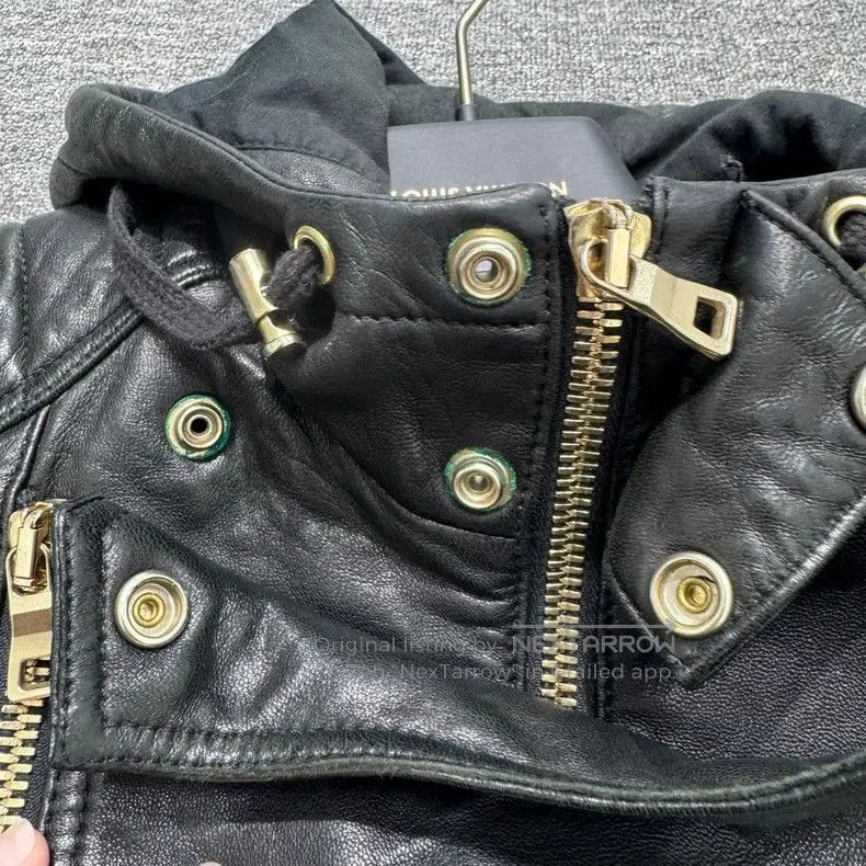 Balmain Balmain Leather Jacket with Hooded Design Size US S / EU 44-46 / 1 - 3 Thumbnail