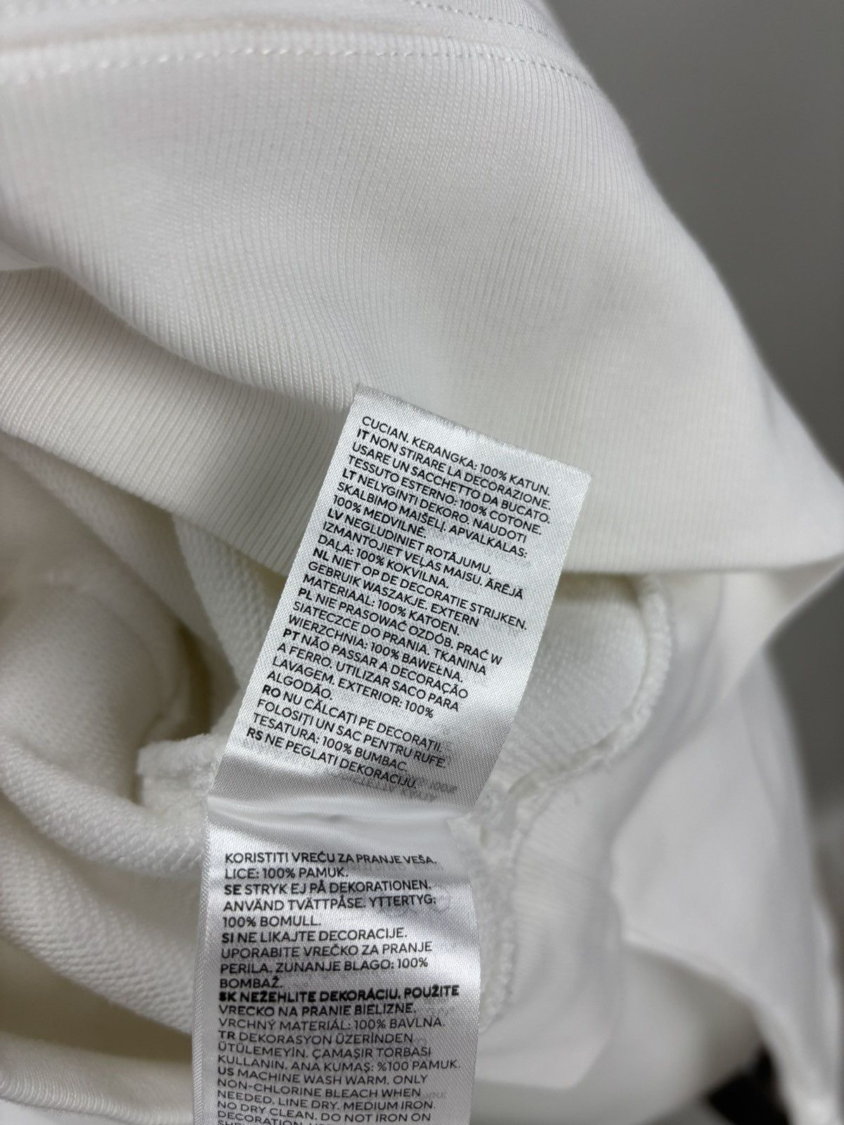 H&M × Mugler Womens hoodie Mugler H&M Size L Color White Size L / US 10 / IT 46 - 14 Thumbnail