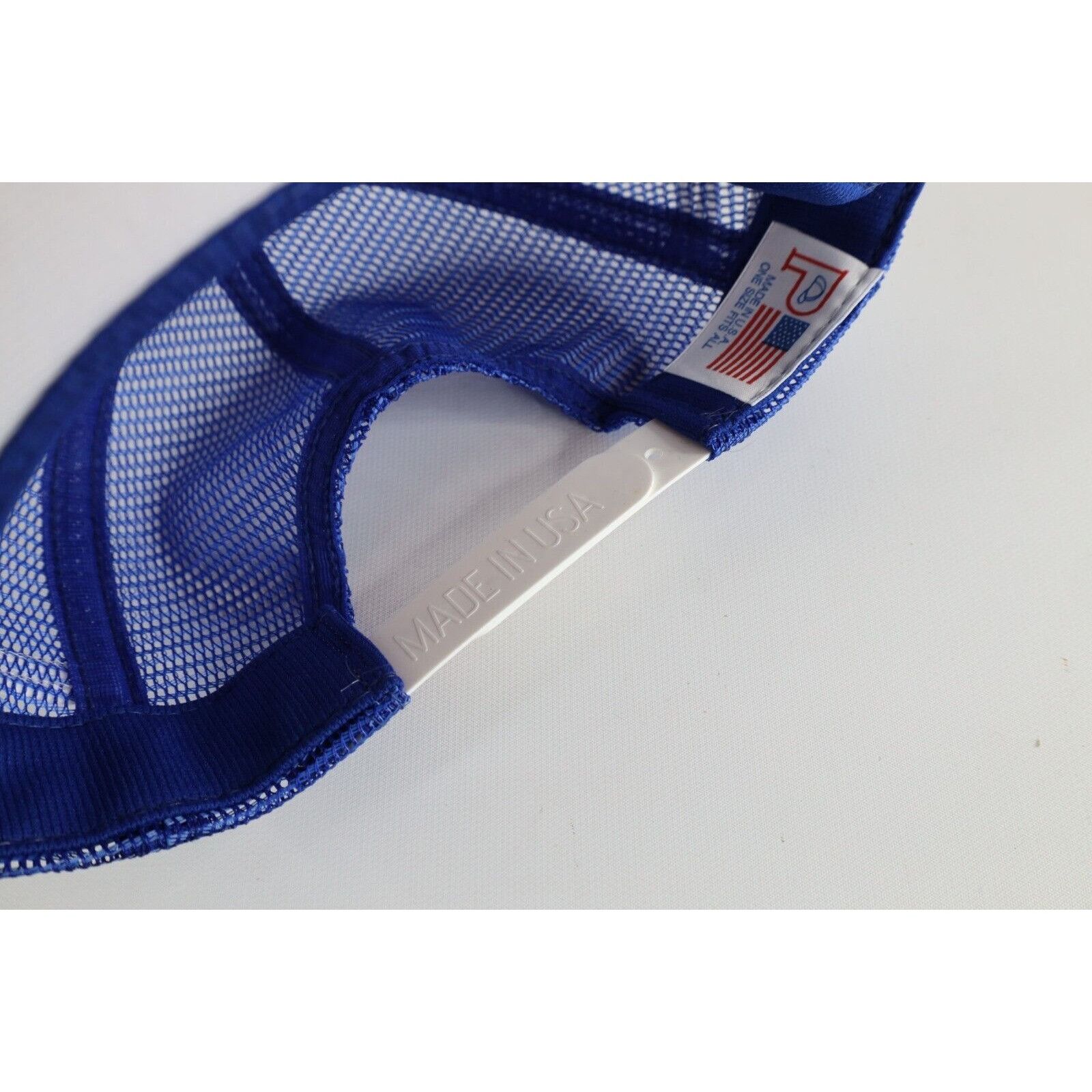 Vintage Deadstock Vintage 80s 3 Stripes BFI Recycle Now Trucker Hat Size ONE SIZE - 10 Thumbnail