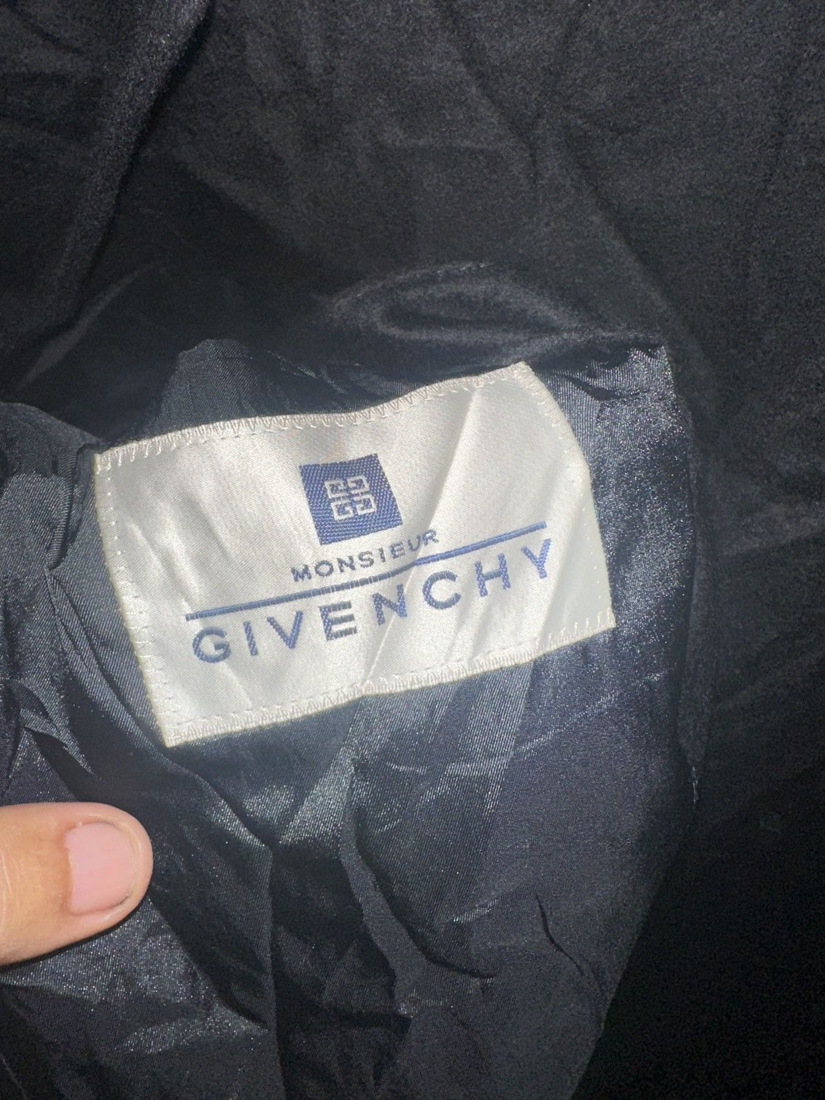 Givenchy Vintage Givenchy Cashmere Black Coat Blazer Size US S / EU 44-46 / 1 - 4 Thumbnail